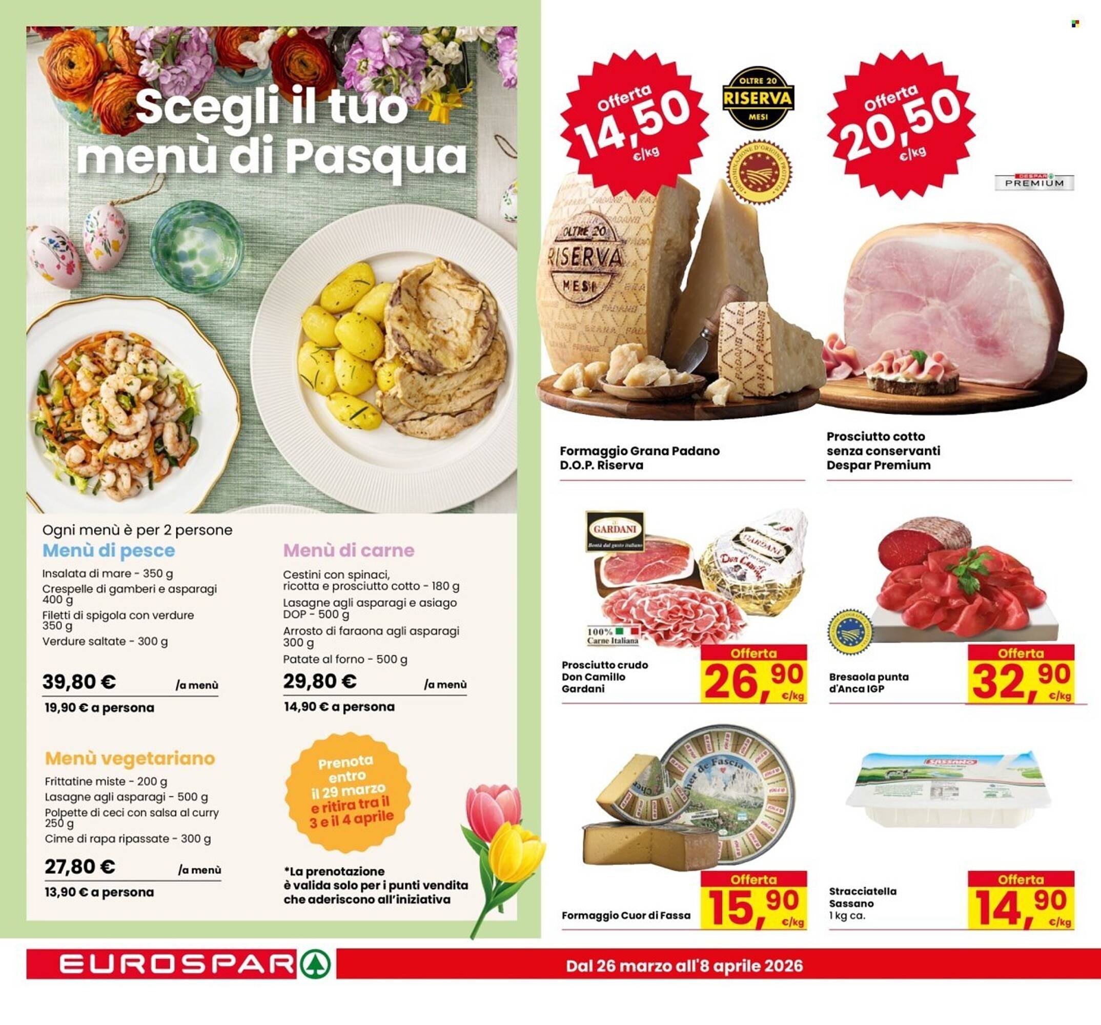 Volantino Eurospar (2026-03-26 - 2026-04-08)