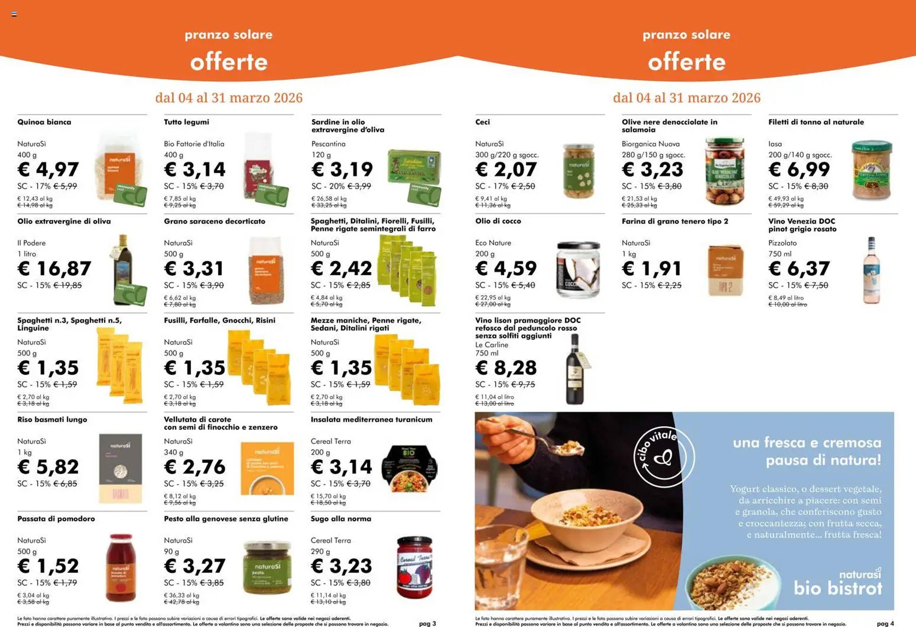 Volantino NaturaSì (2026-03-04 - 2026-03-31)