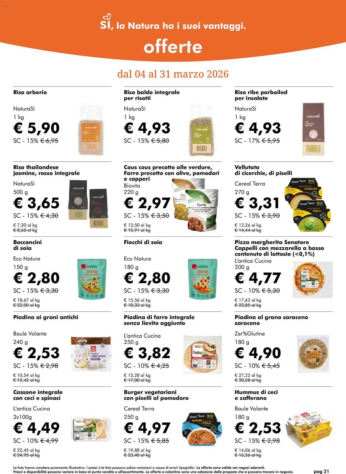 Volantino NaturaSì (2026-03-04 - 2026-03-31)