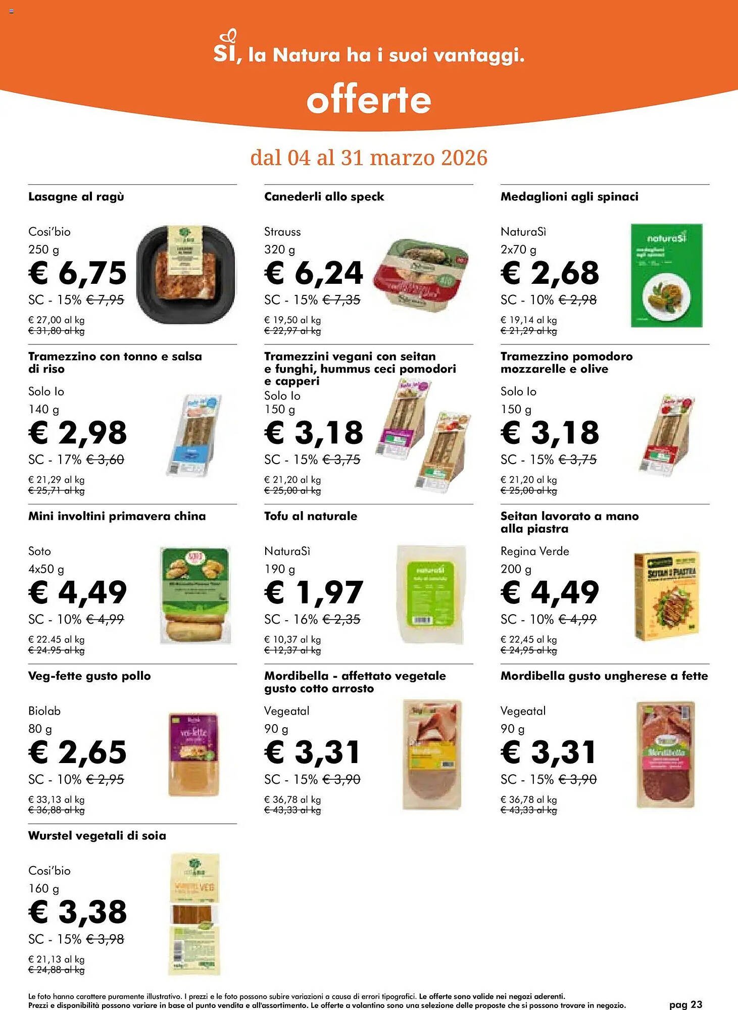 Volantino NaturaSì (2026-03-04 - 2026-03-31)