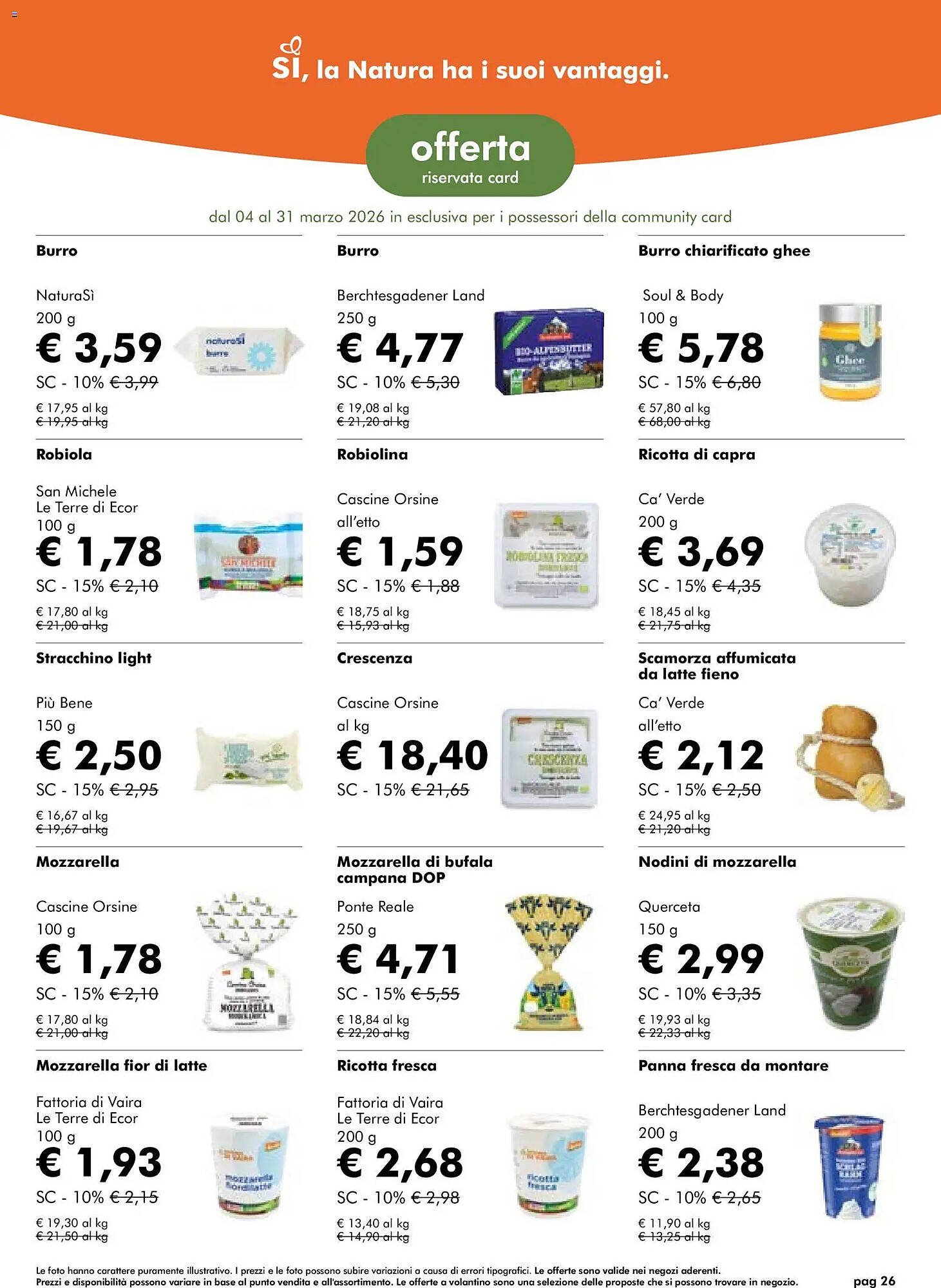 Volantino NaturaSì (2026-03-04 - 2026-03-31)
