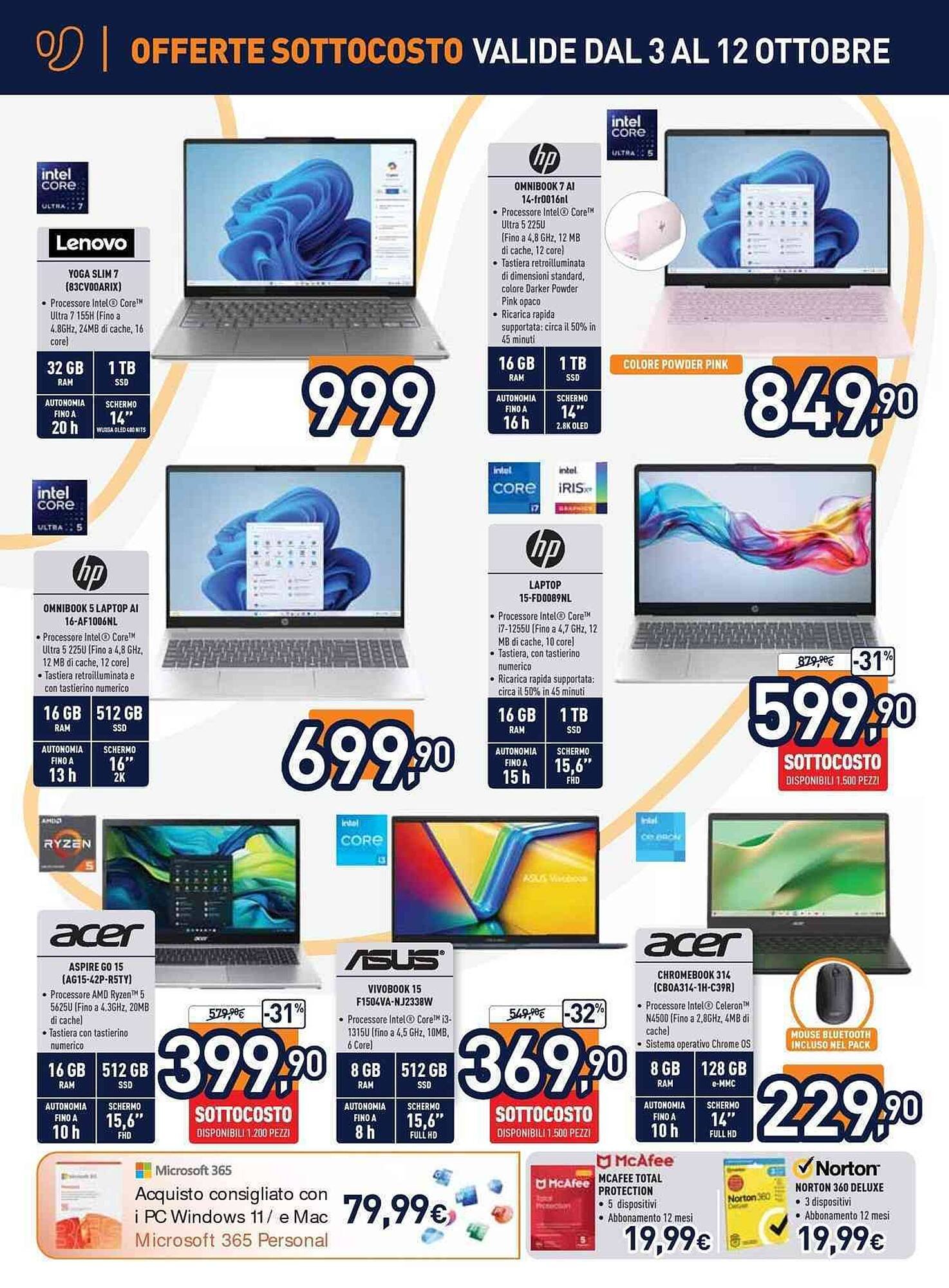 Volantino Unieuro (2025-10-03 - 2025-10-12)