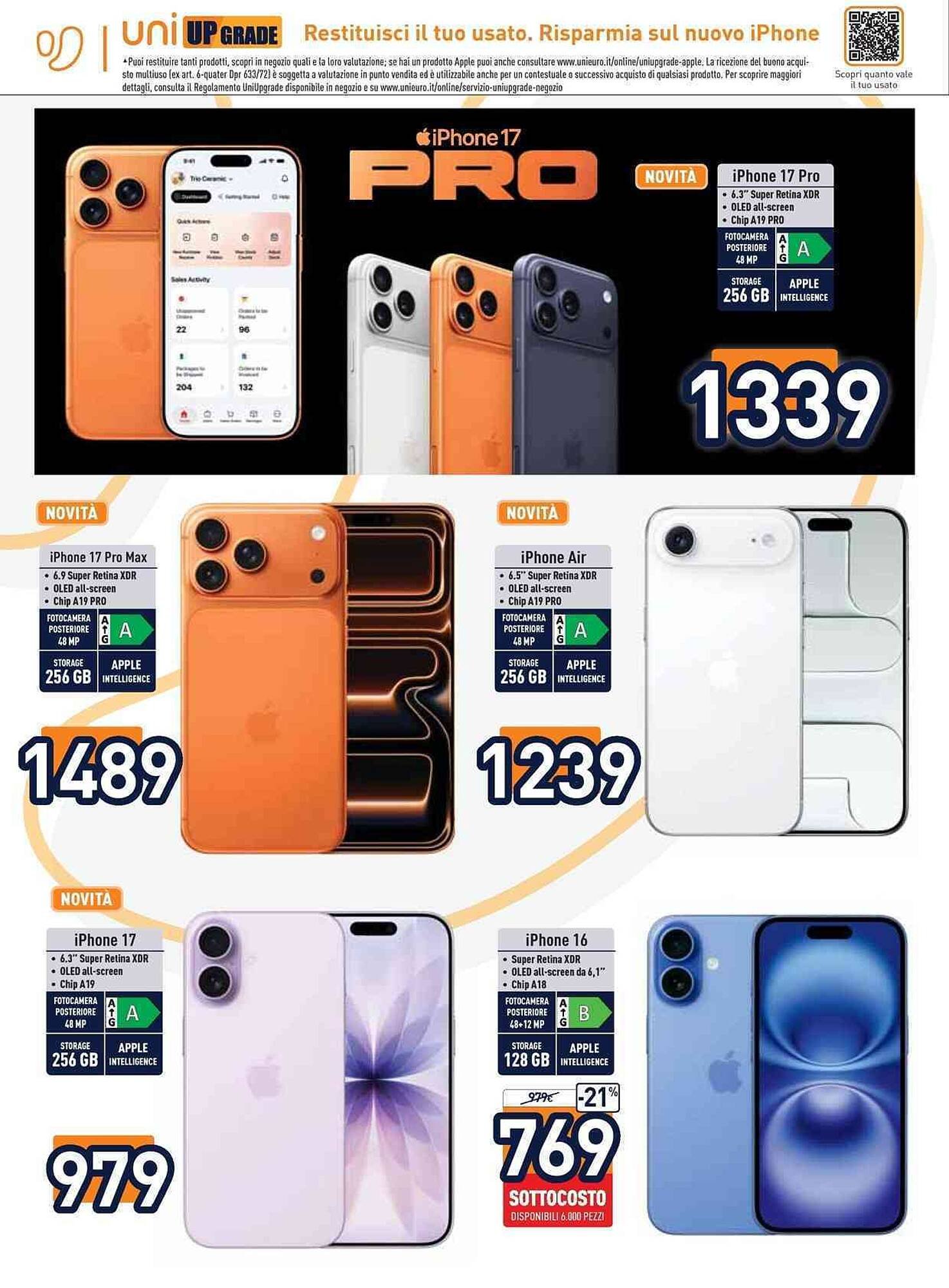 Volantino Unieuro (2025-10-03 - 2025-10-12)