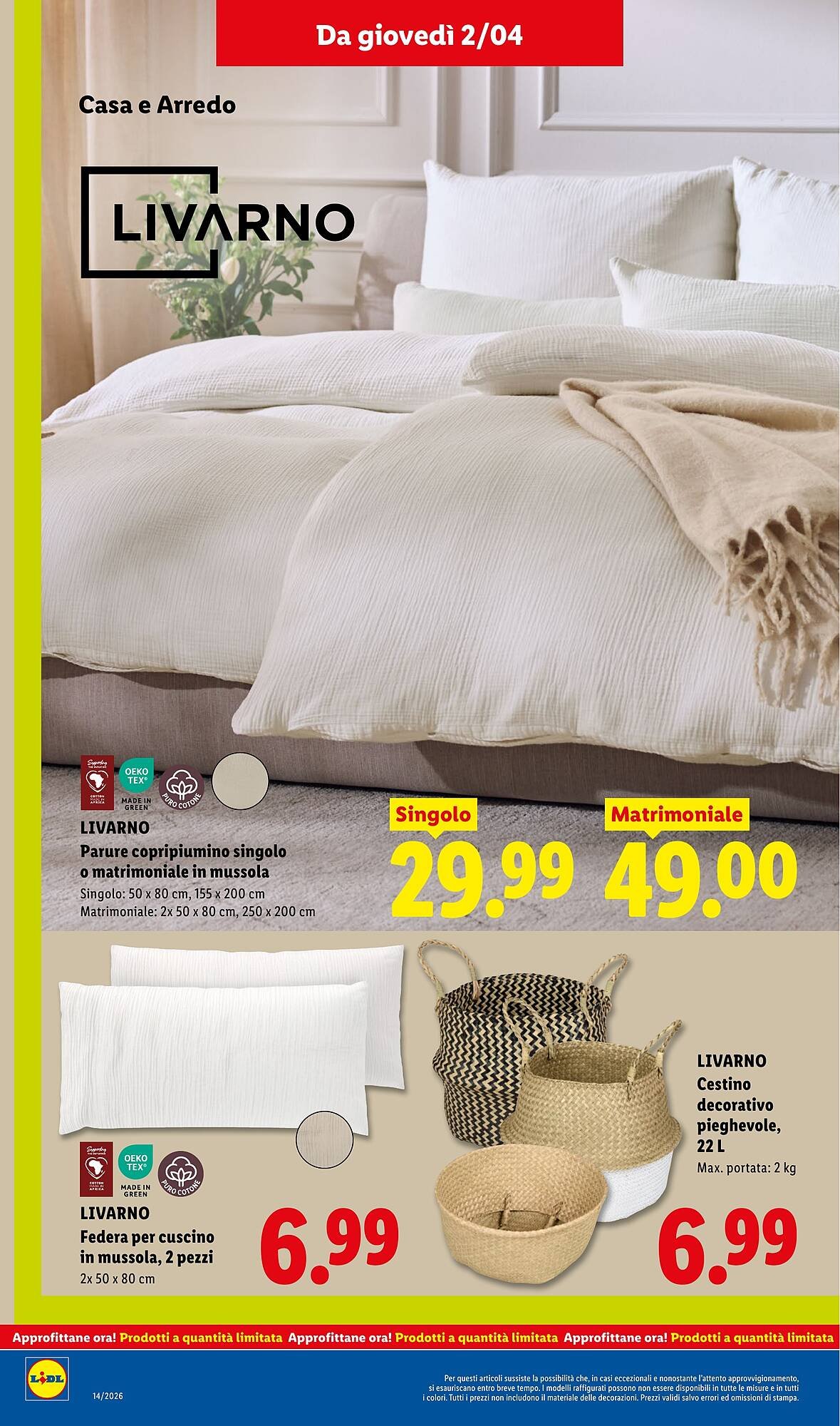 Volantino Lidl (2026-03-30 - 2026-04-08)