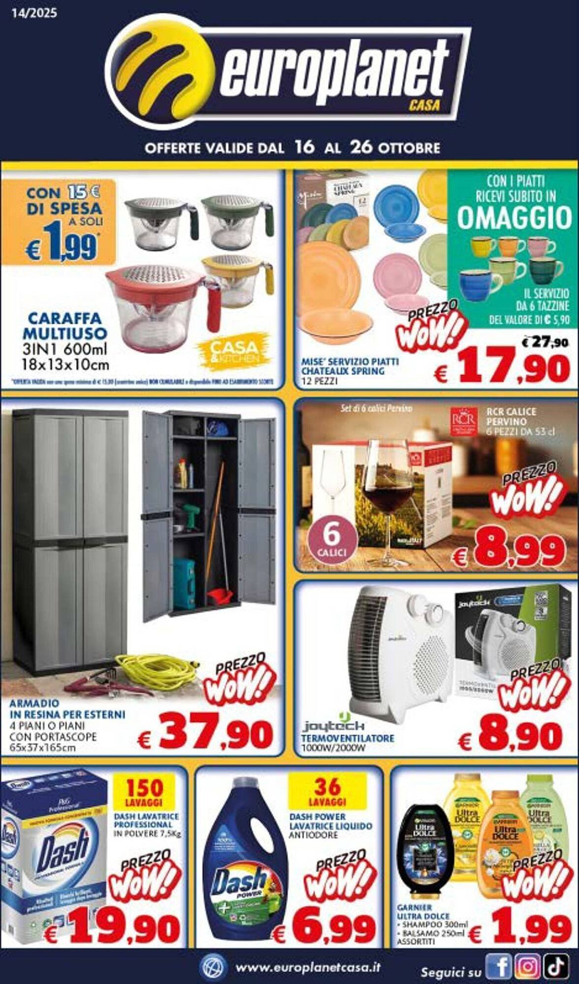 Volantino Europlanet Casa (2025-10-16 - 2025-10-26)