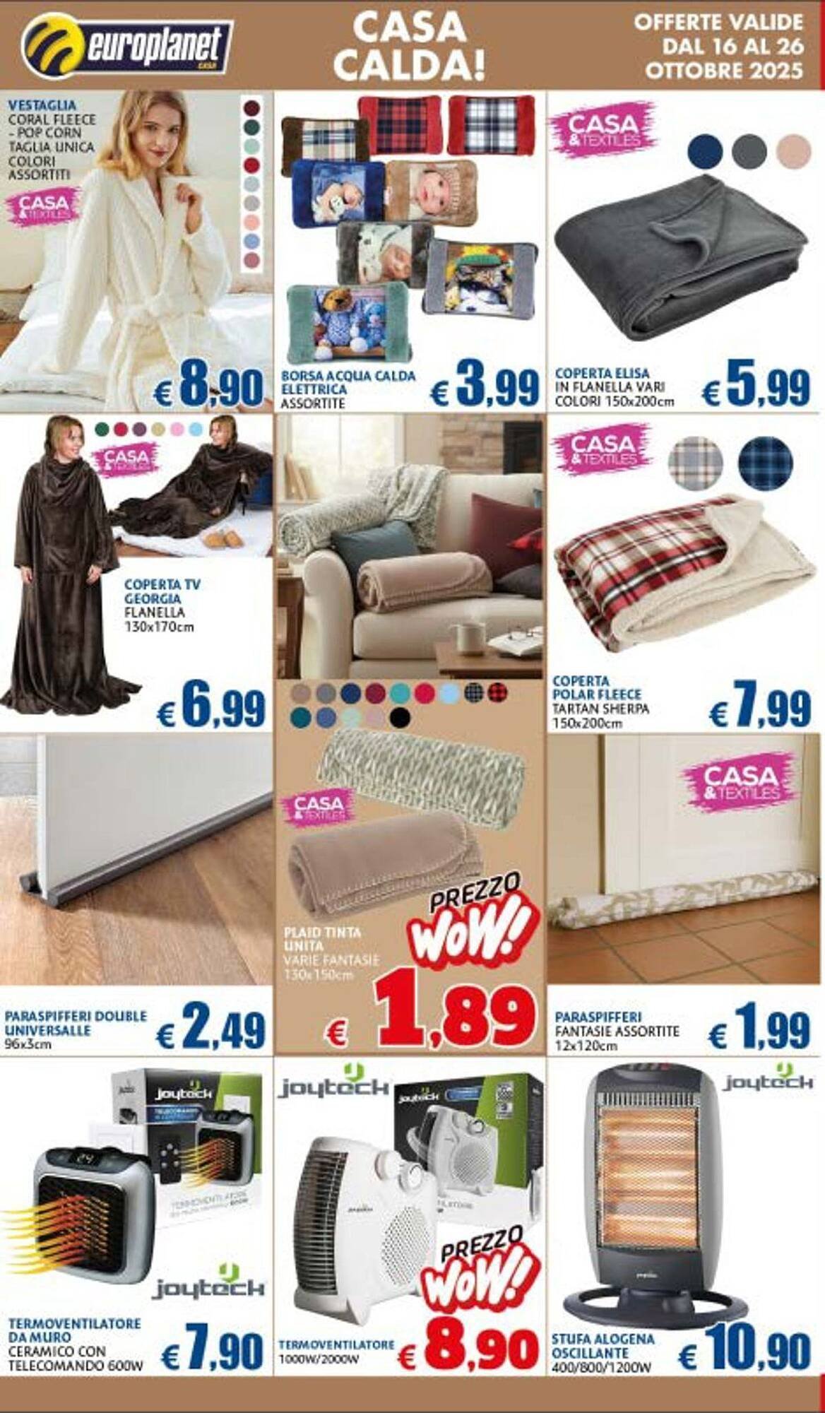 Volantino Europlanet Casa (2025-10-16 - 2025-10-26)