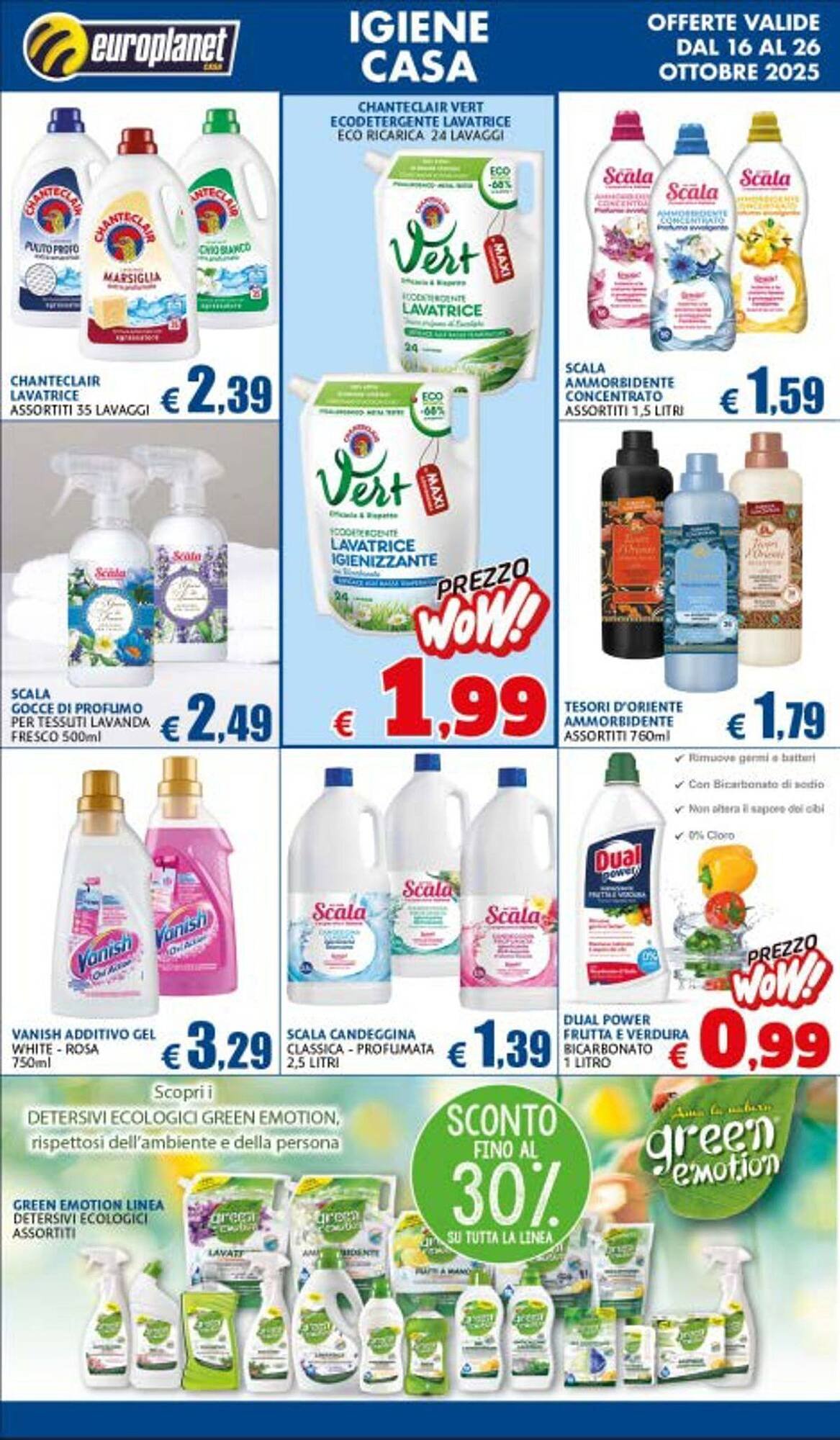Volantino Europlanet Casa (2025-10-16 - 2025-10-26)
