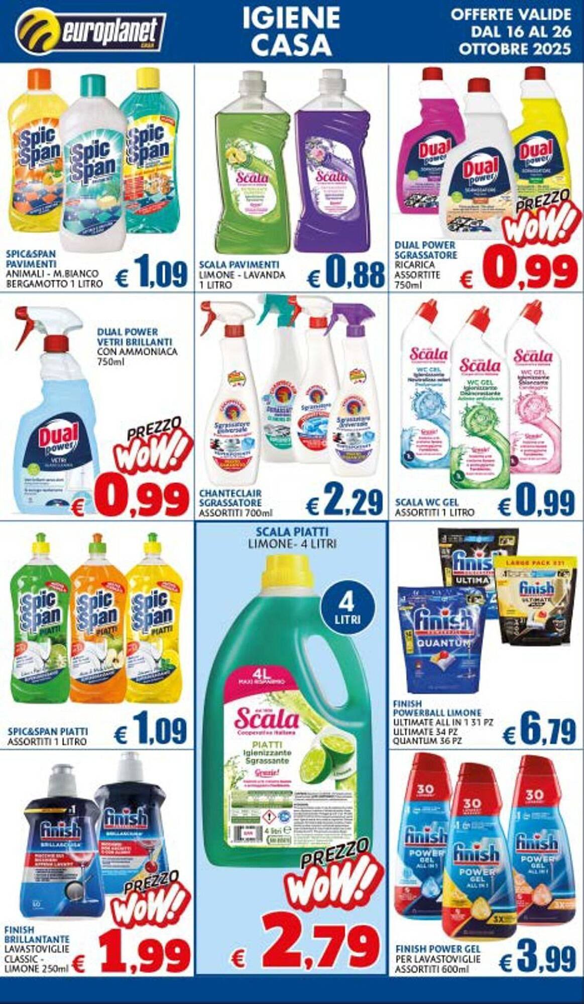 Volantino Europlanet Casa (2025-10-16 - 2025-10-26)