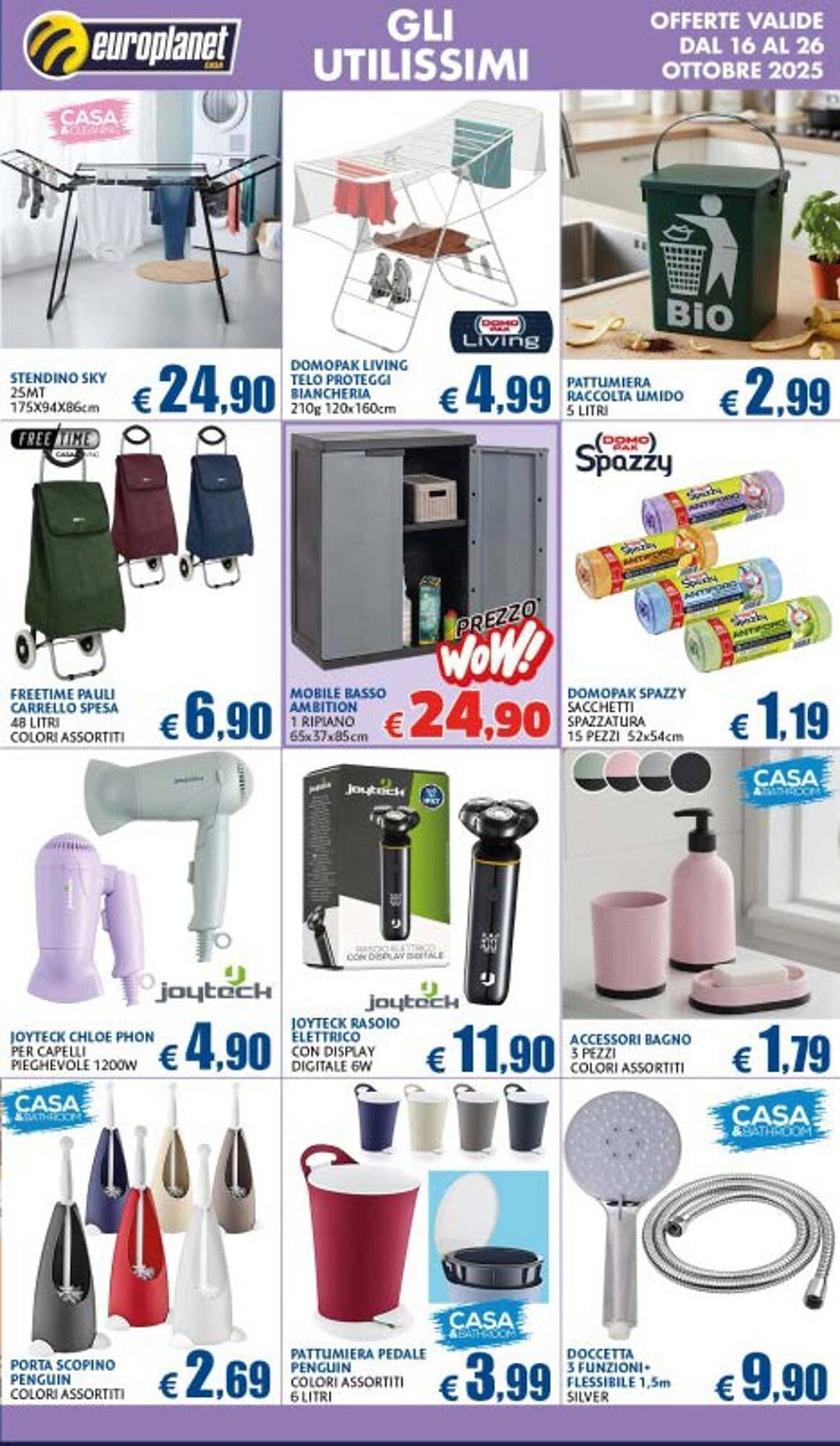 Volantino Europlanet Casa (2025-10-16 - 2025-10-26)