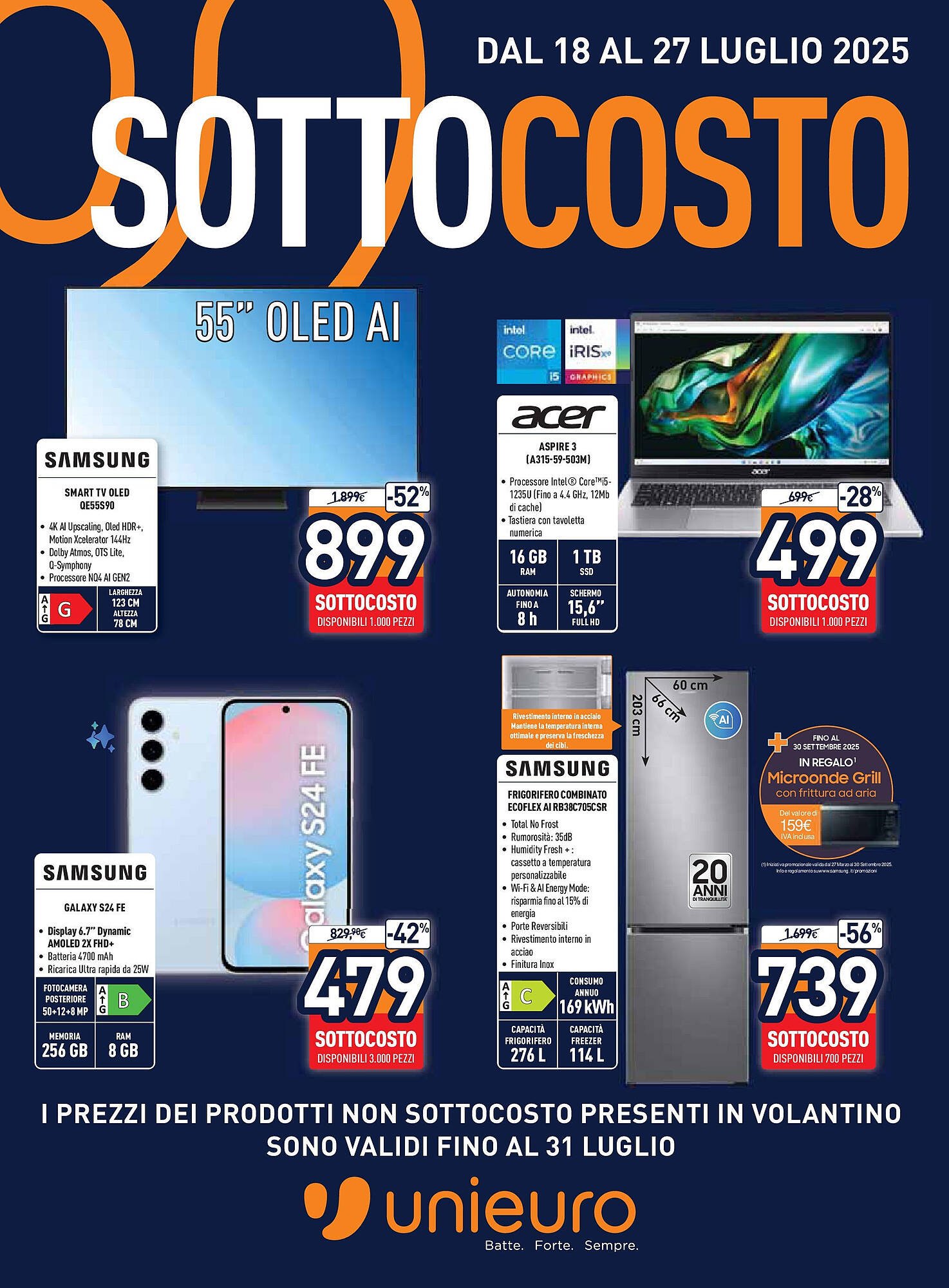 Volantino Unieuro (2025-07-17 - 2025-07-27)