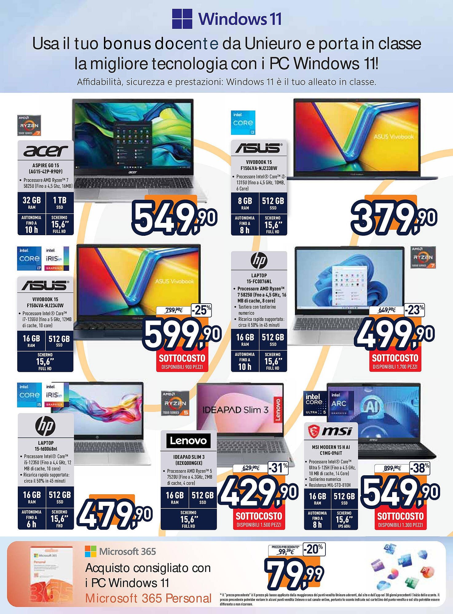 Volantino Unieuro (2025-07-17 - 2025-07-27)