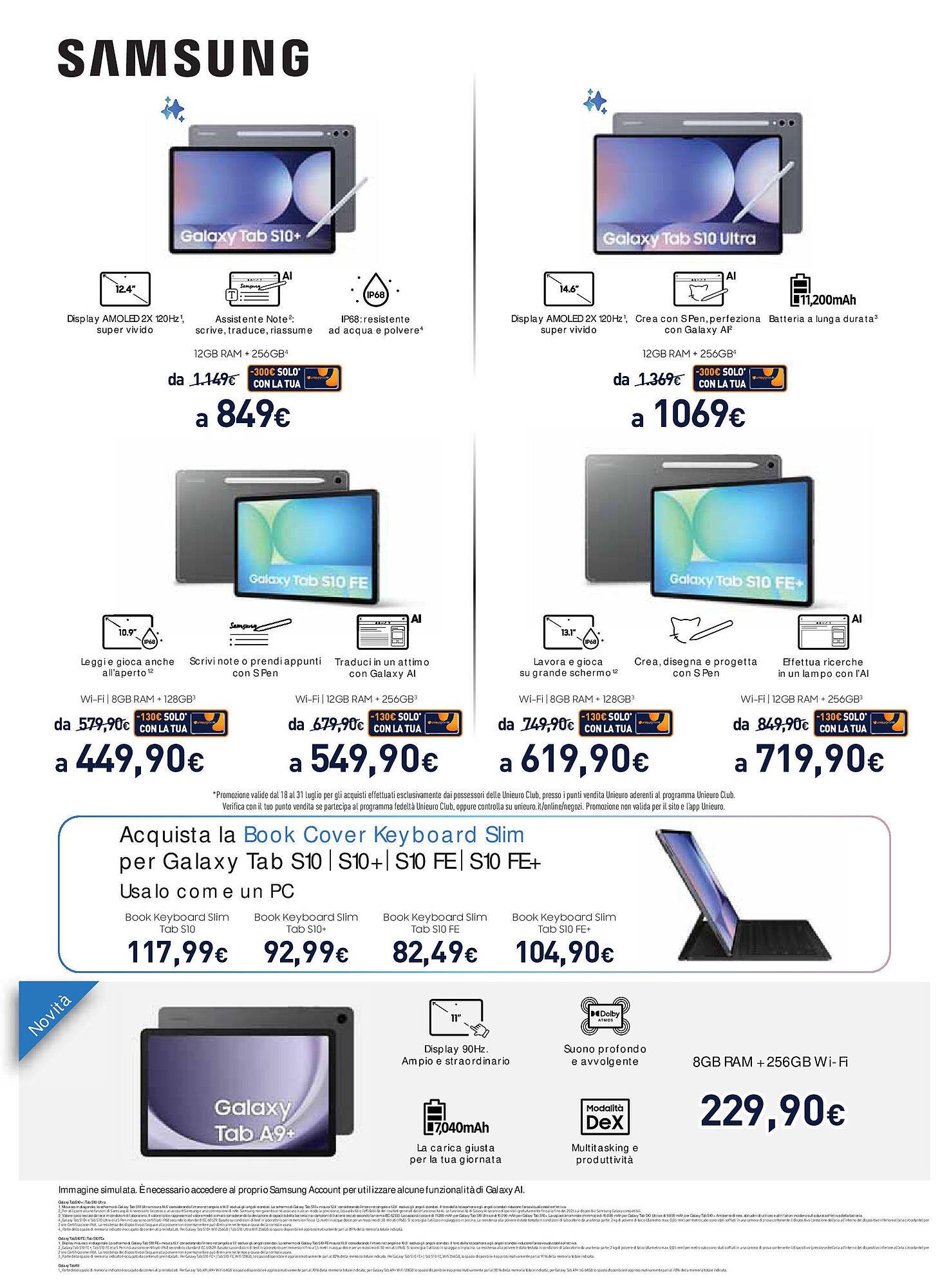 Volantino Unieuro (2025-07-17 - 2025-07-27)