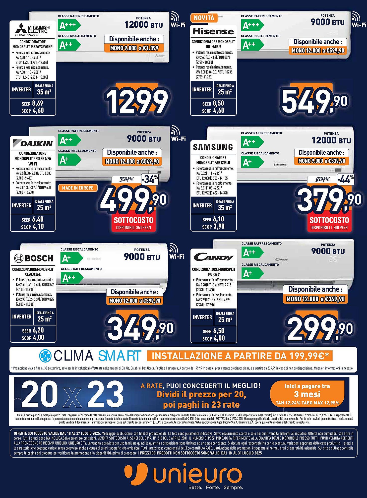 Volantino Unieuro (2025-07-17 - 2025-07-27)