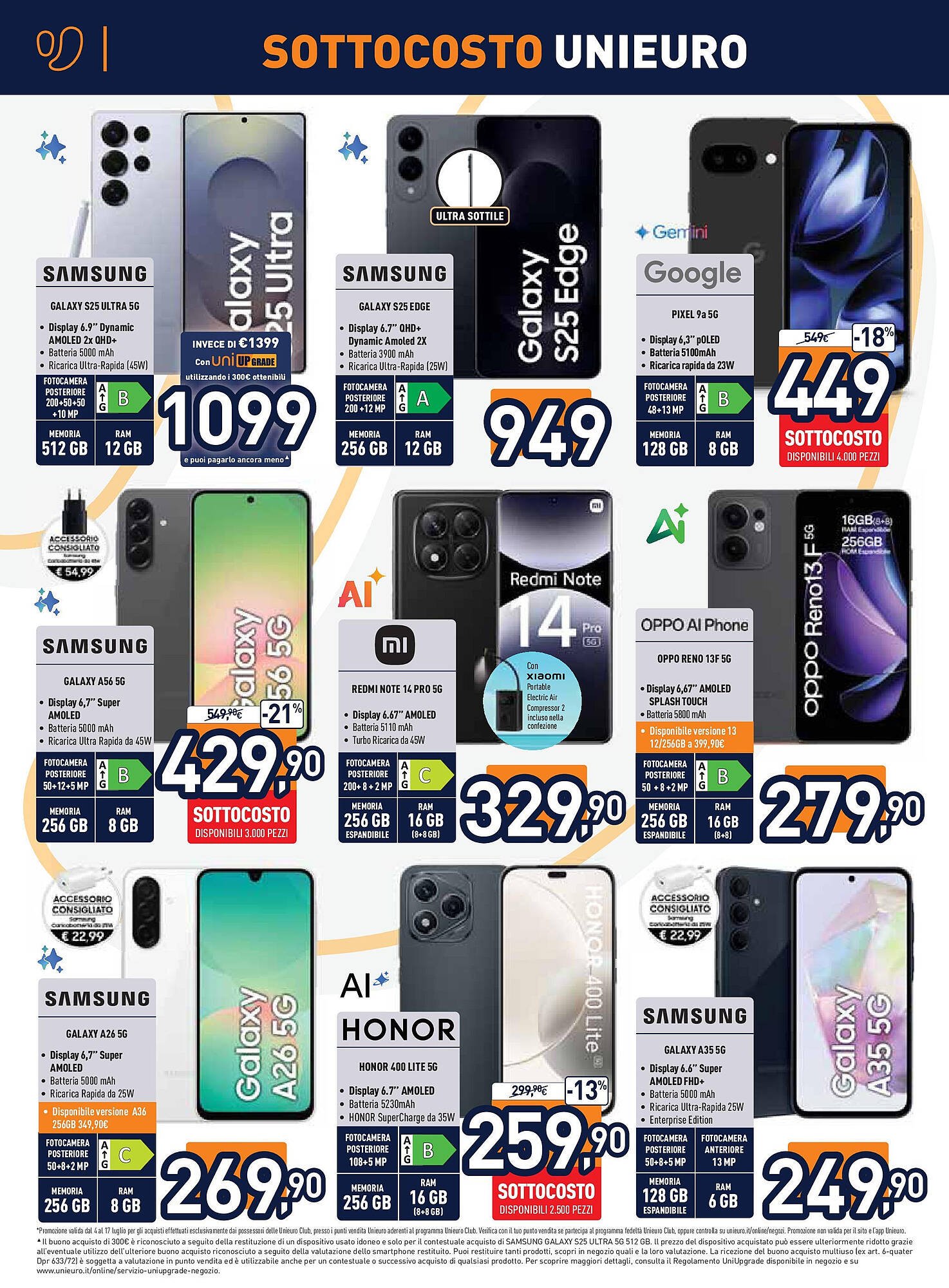 Volantino Unieuro (2025-07-17 - 2025-07-27)