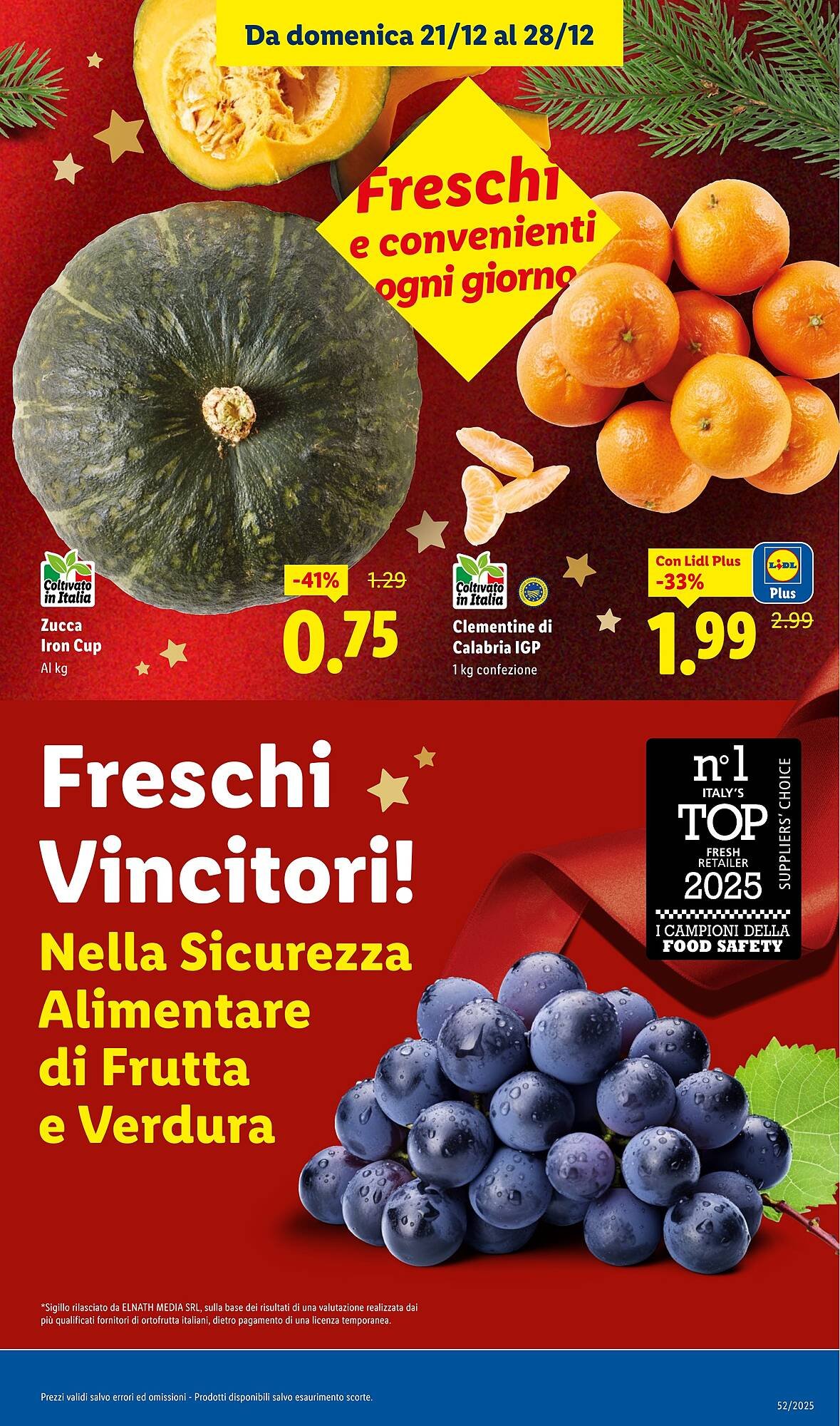 Volantino Lidl (2025-12-21 - 2025-12-28)