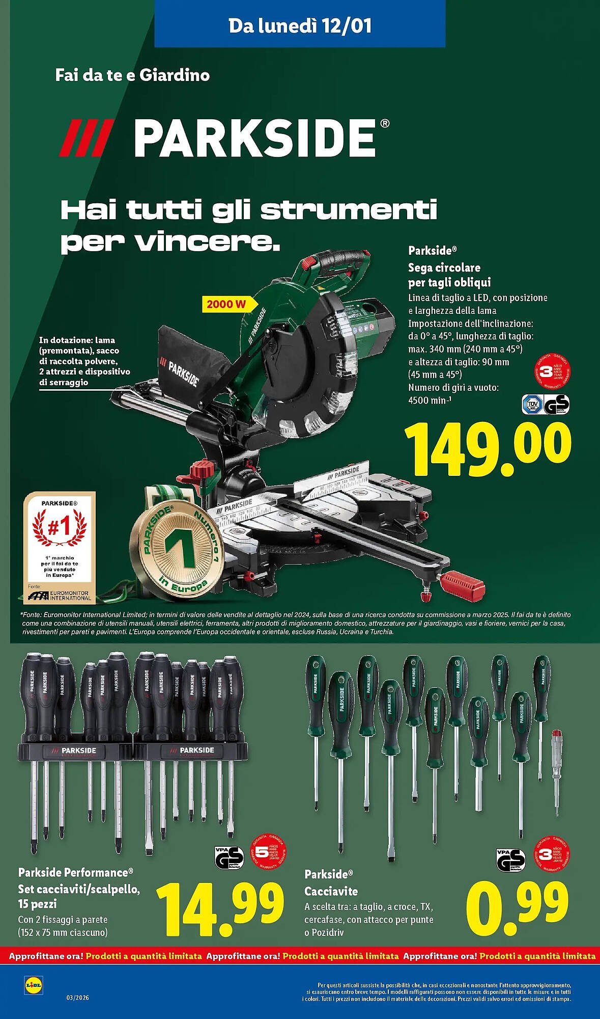 Volantino Lidl (2026-01-12 - 2026-01-18)