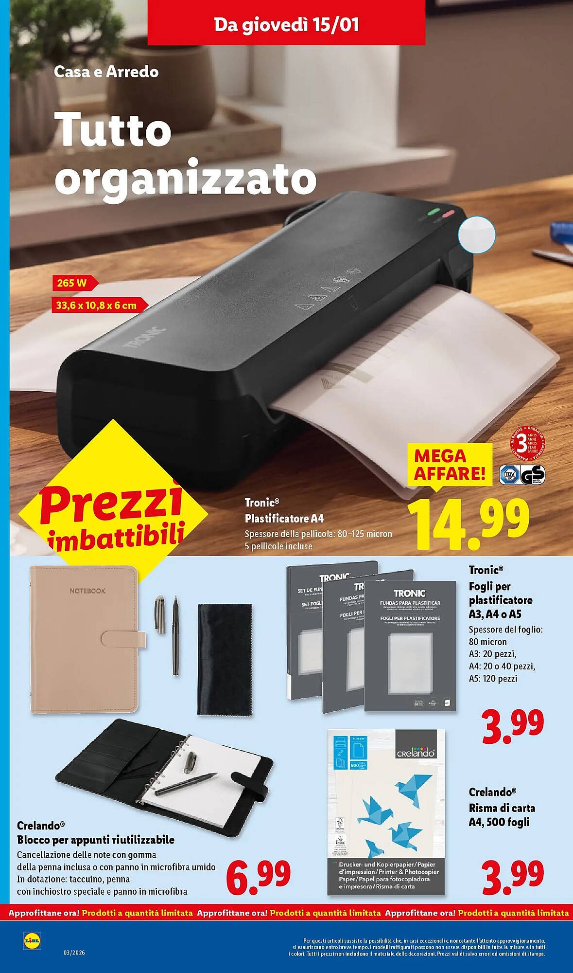 Volantino Lidl (2026-01-12 - 2026-01-18)