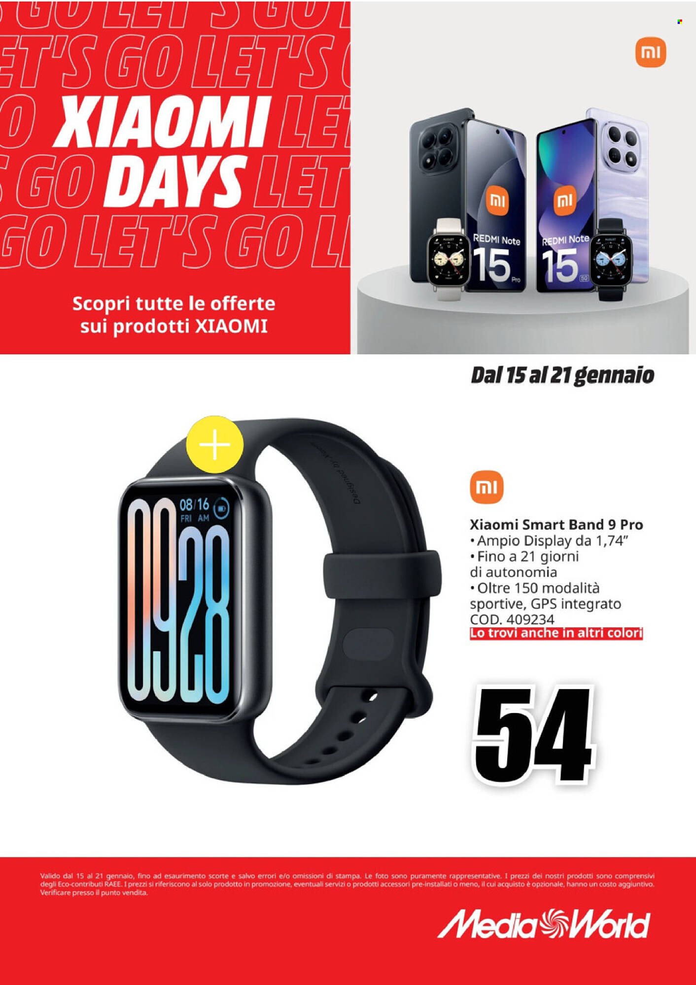Volantino MediaWorld (2026-01-15 - 2026-01-21)