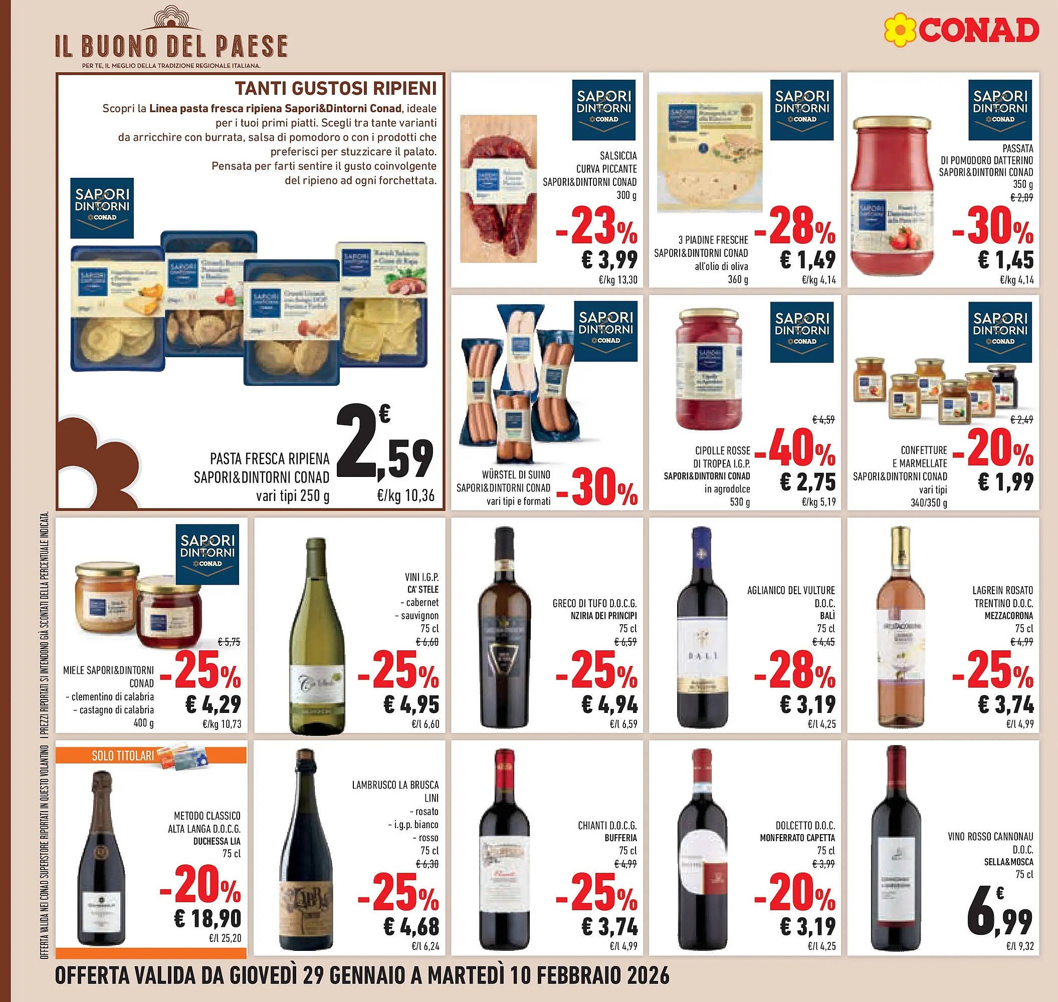 Volantino Conad (2026-01-28 - 2026-02-10)