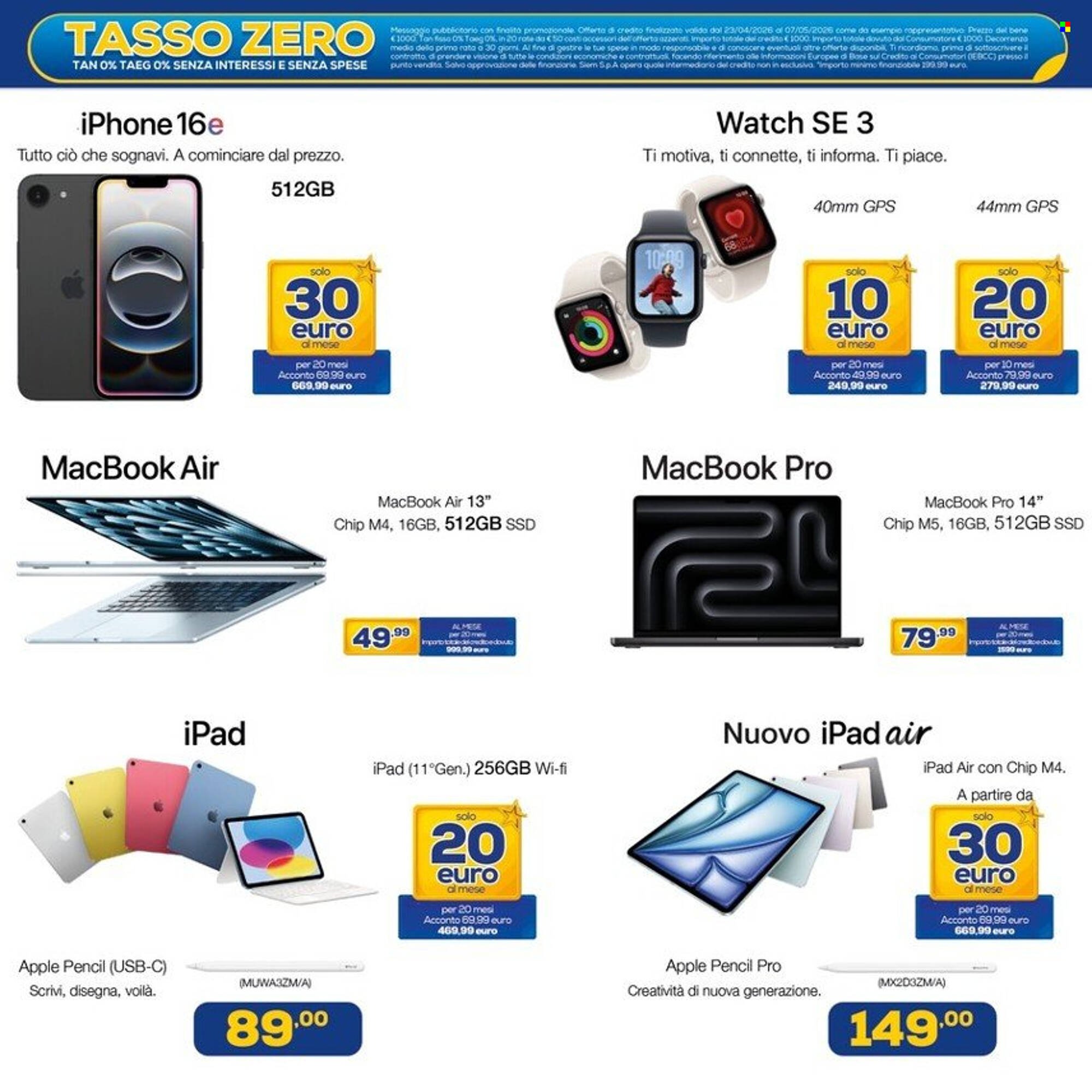 Volantino Euronics (2026-04-23 - 2026-05-07)