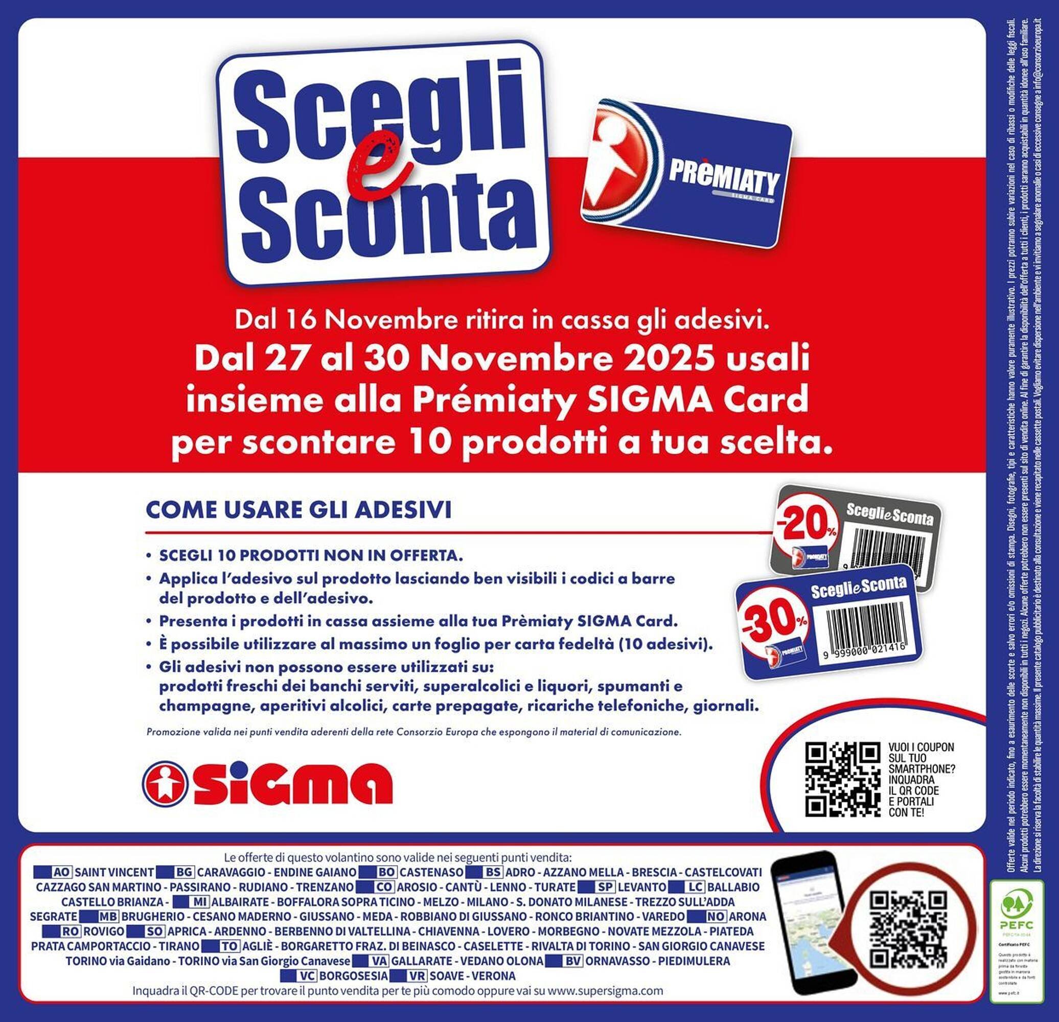 Volantino Sigma (2025-11-16 - 2025-11-26)