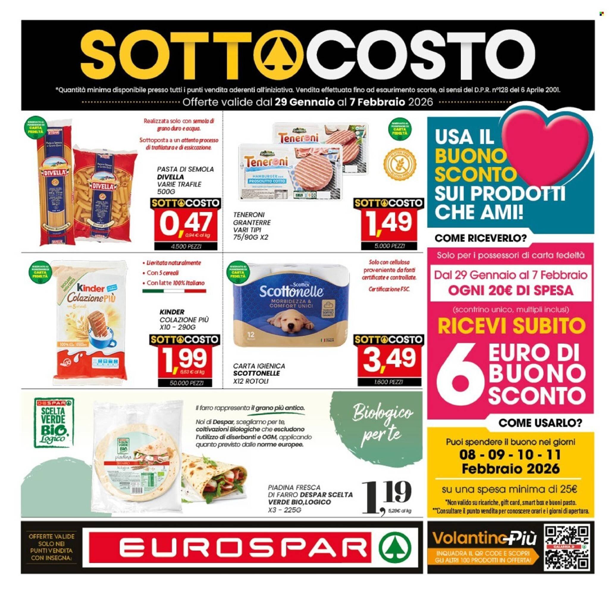 Volantino Eurospar (2026-01-29 - 2026-02-07)