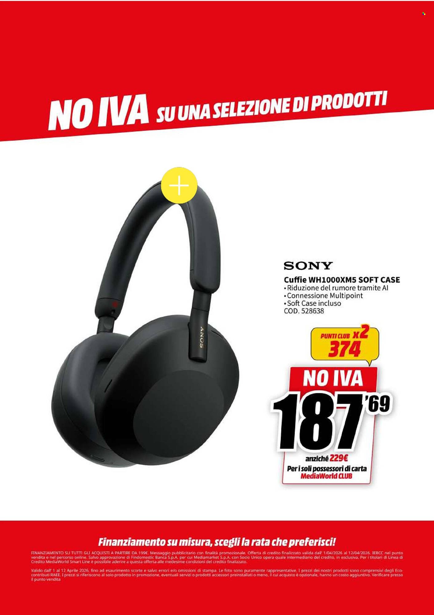 Volantino MediaWorld (2026-04-01 - 2026-04-12)