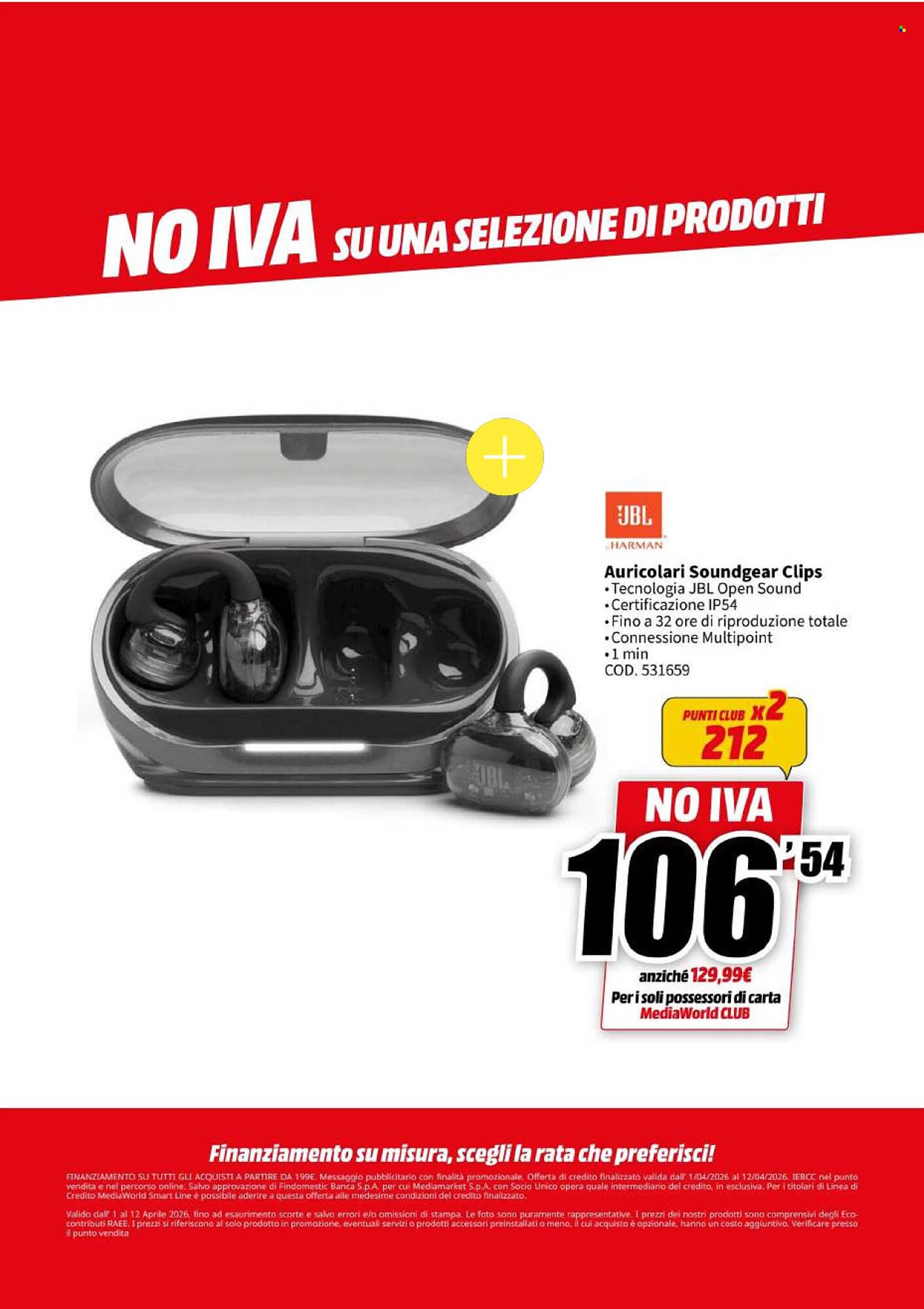 Volantino MediaWorld (2026-04-01 - 2026-04-12)