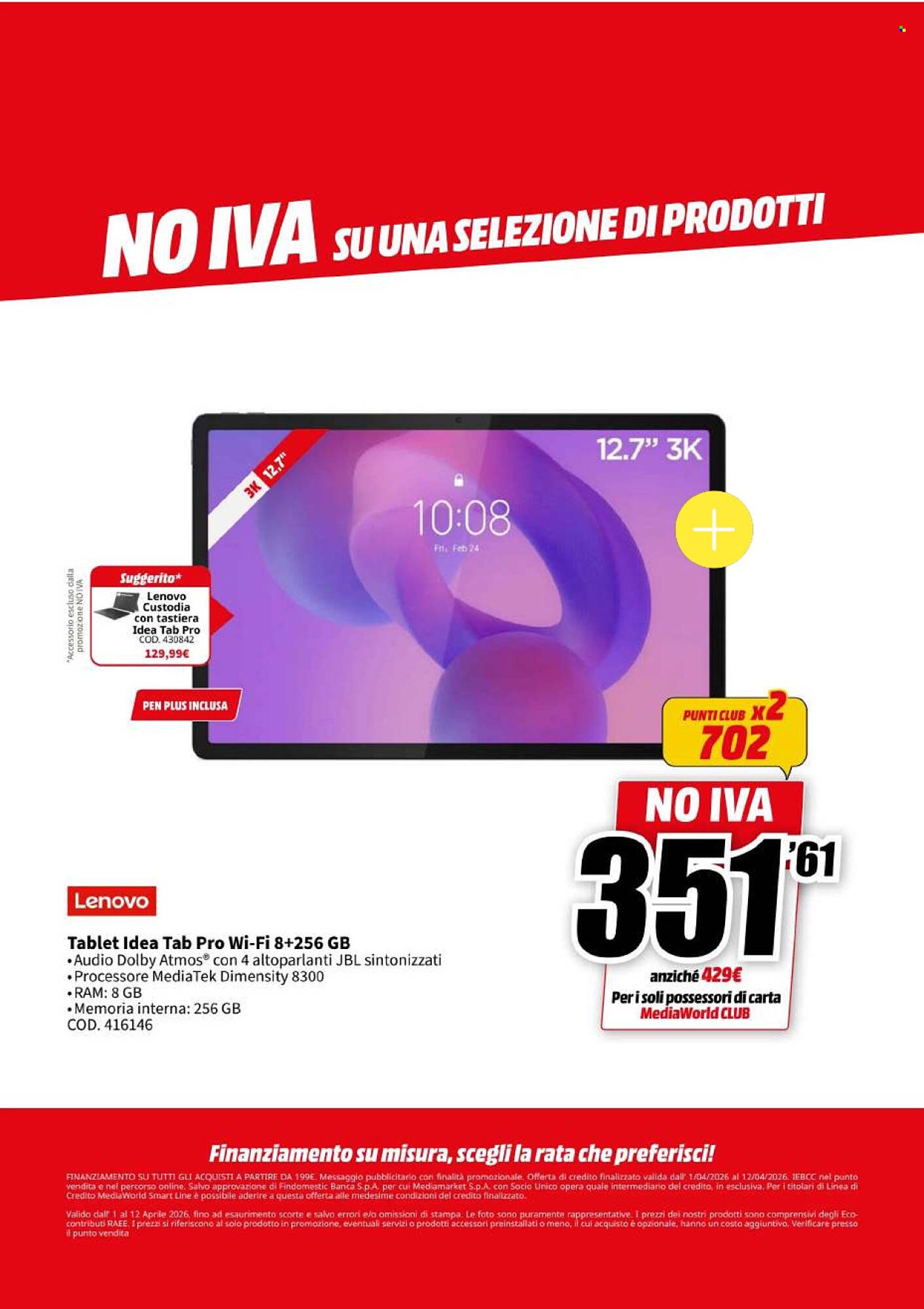 Volantino MediaWorld (2026-04-01 - 2026-04-12)