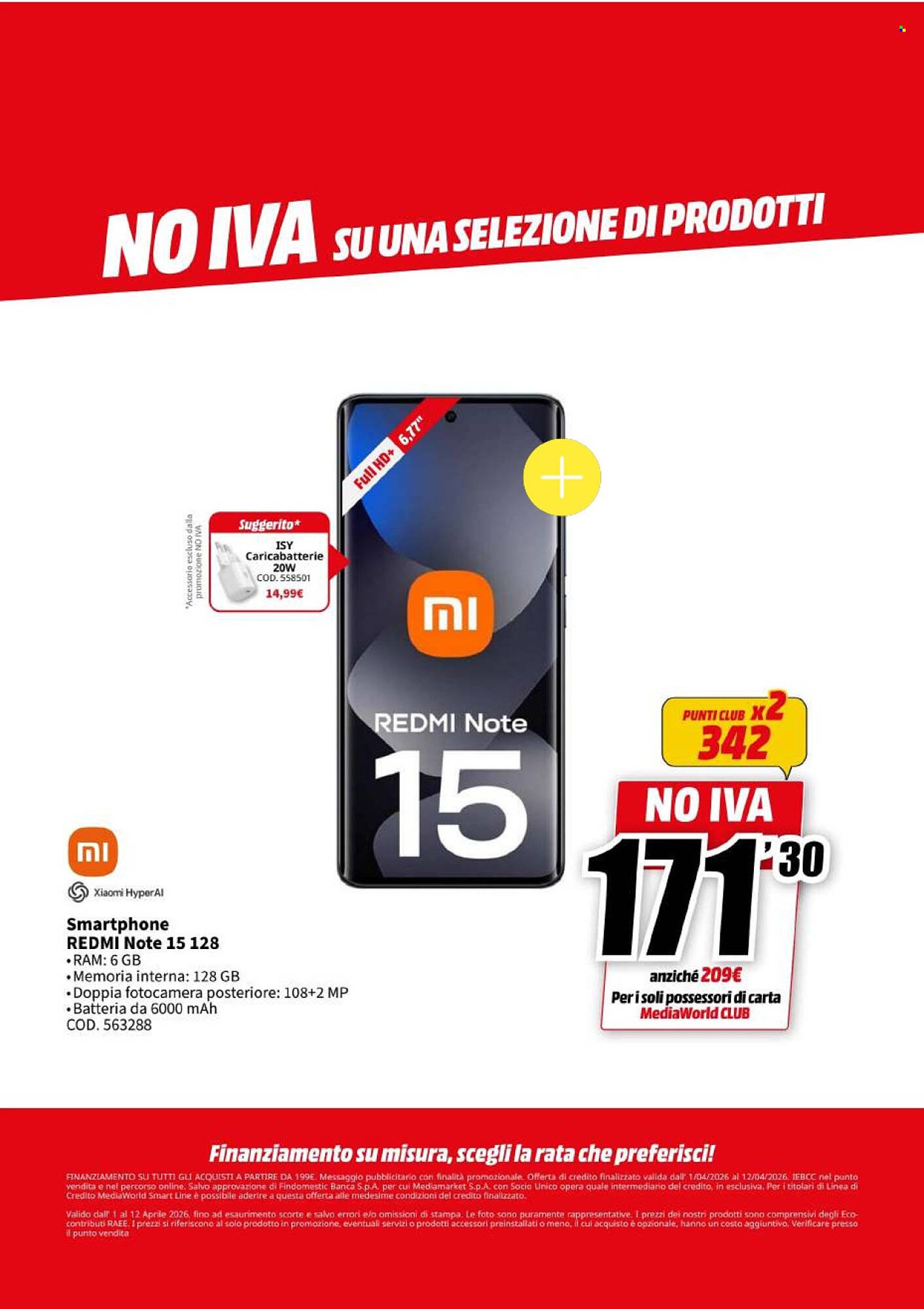 Volantino MediaWorld (2026-04-01 - 2026-04-12)