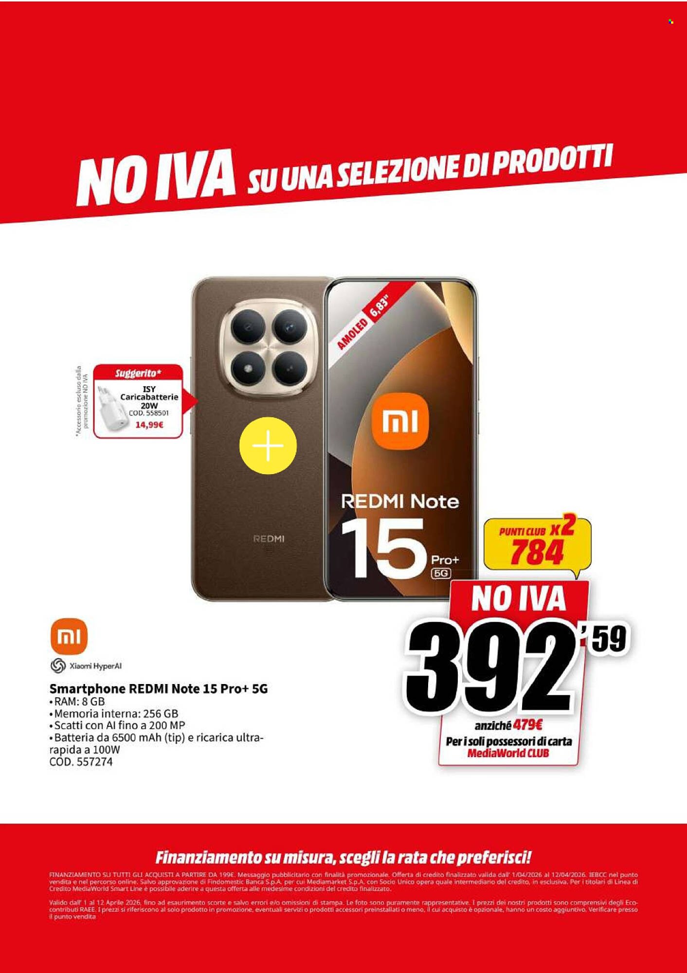 Volantino MediaWorld (2026-04-01 - 2026-04-12)