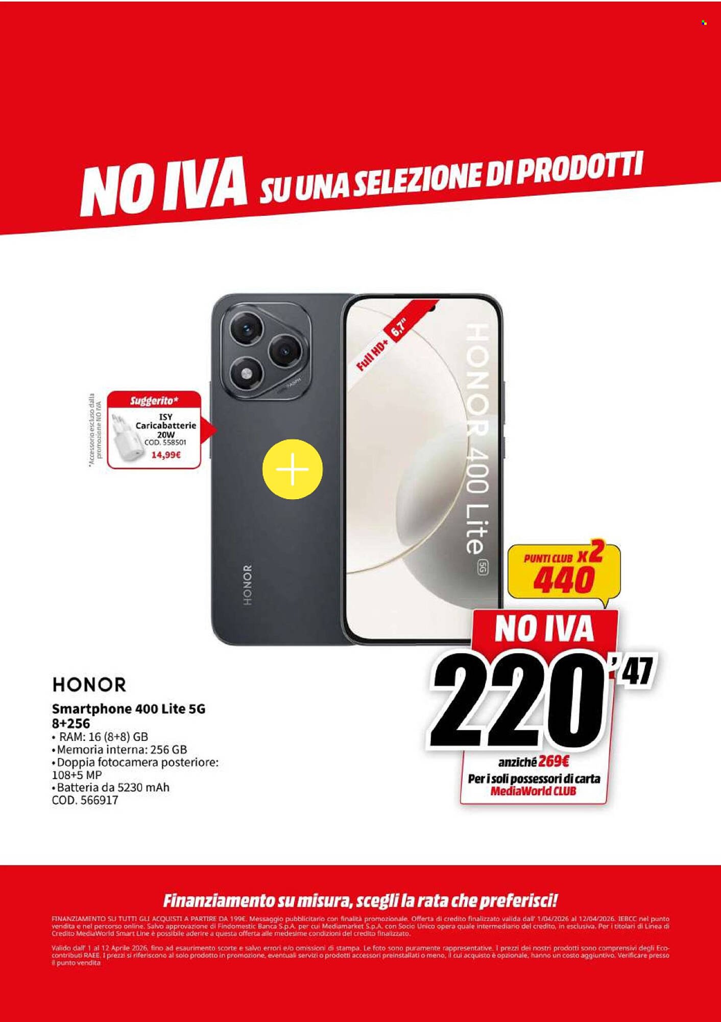 Volantino MediaWorld (2026-04-01 - 2026-04-12)
