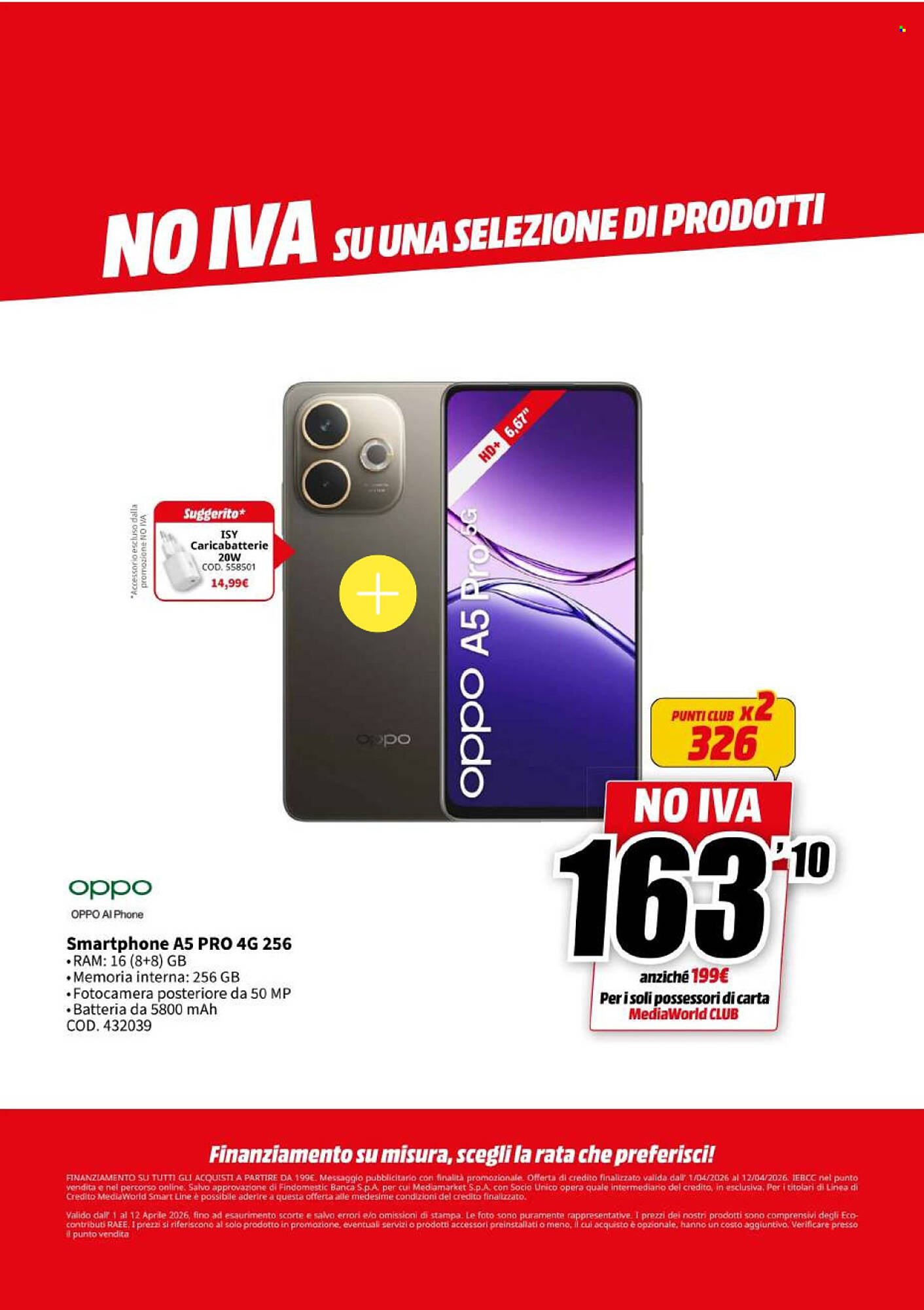 Volantino MediaWorld (2026-04-01 - 2026-04-12)