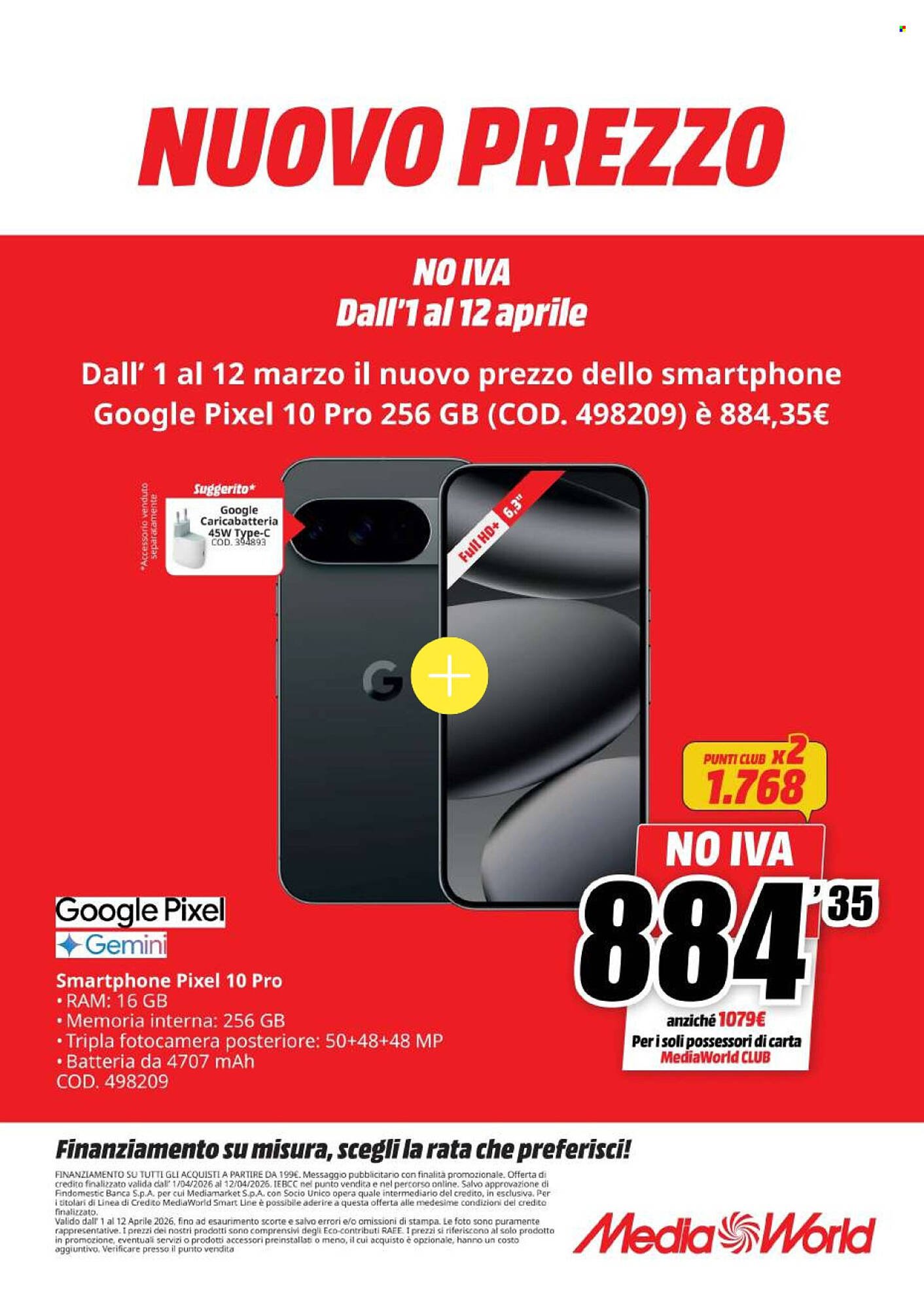 Volantino MediaWorld (2026-04-01 - 2026-04-12)