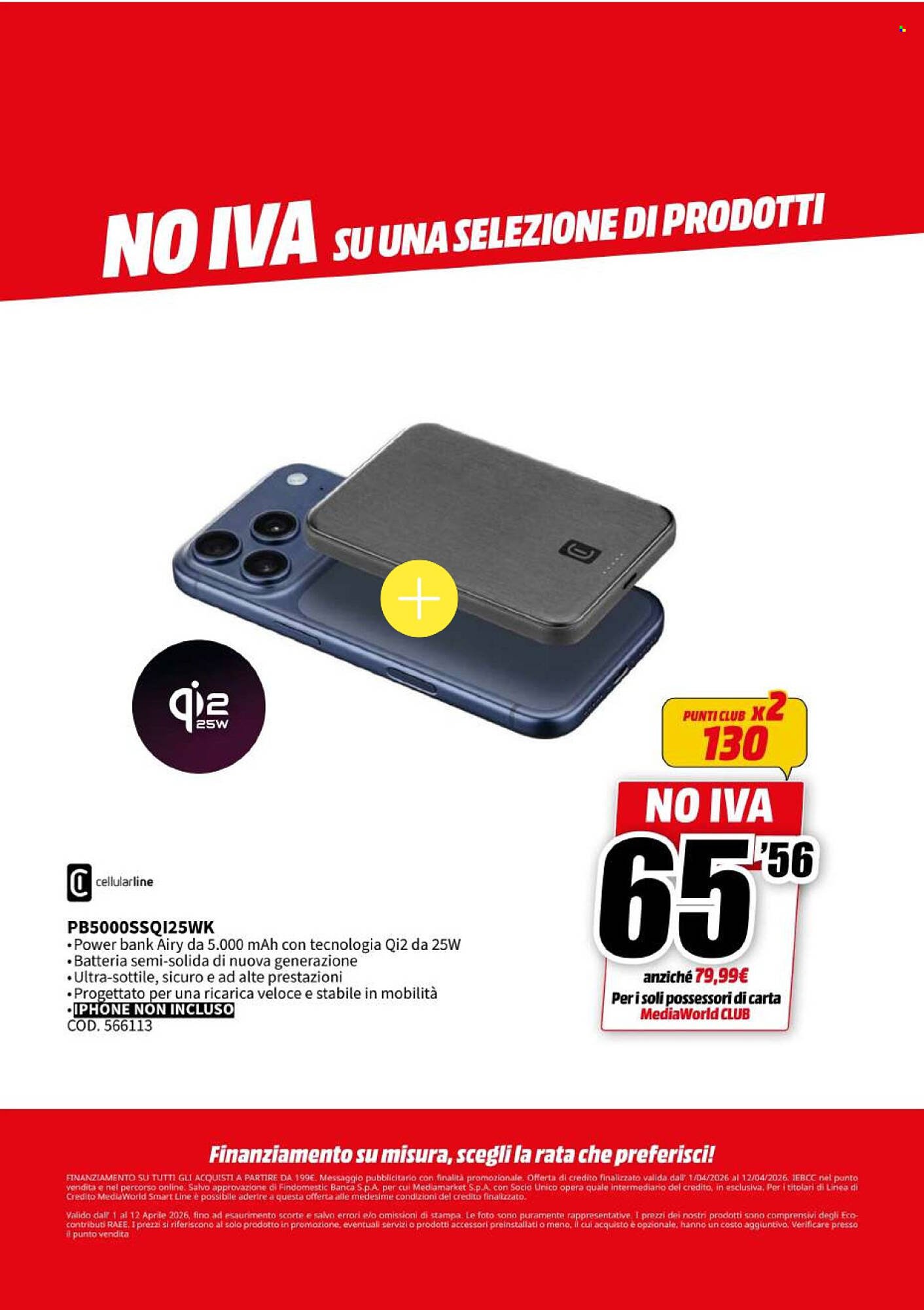 Volantino MediaWorld (2026-04-01 - 2026-04-12)