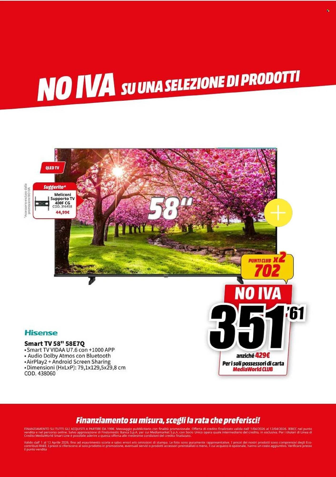 Volantino MediaWorld (2026-04-01 - 2026-04-12)