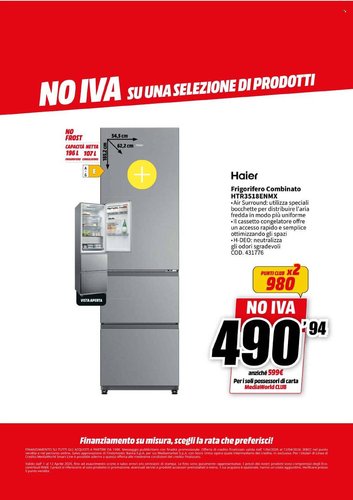 Volantino MediaWorld (2026-04-01 - 2026-04-12)