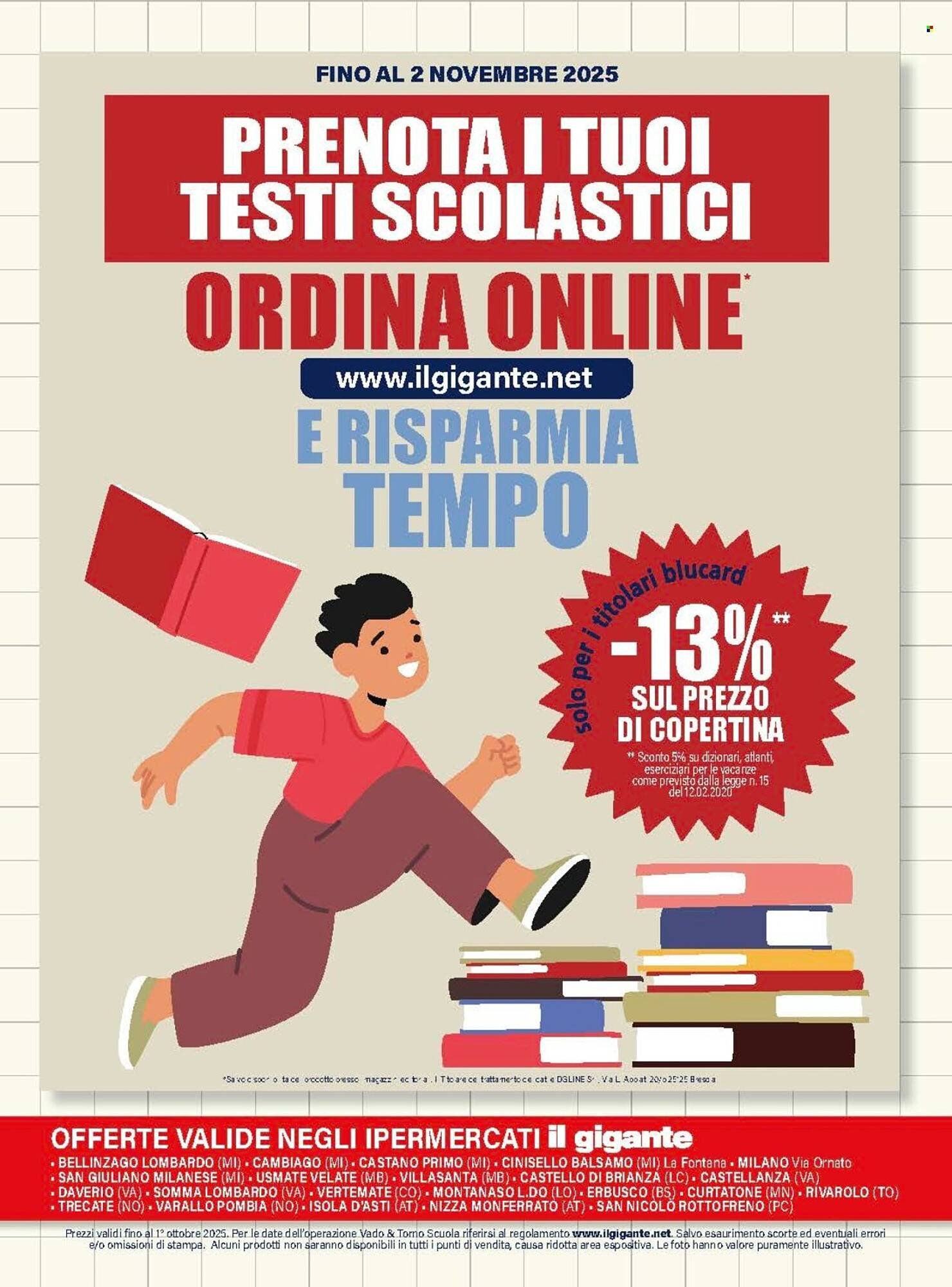Volantino Il Gigante (2025-09-18 - 2025-10-01)