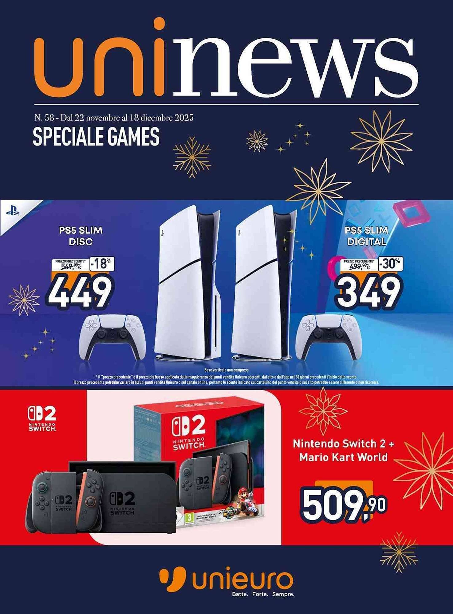 Volantino Unieuro (2025-11-22 - 2025-12-18)