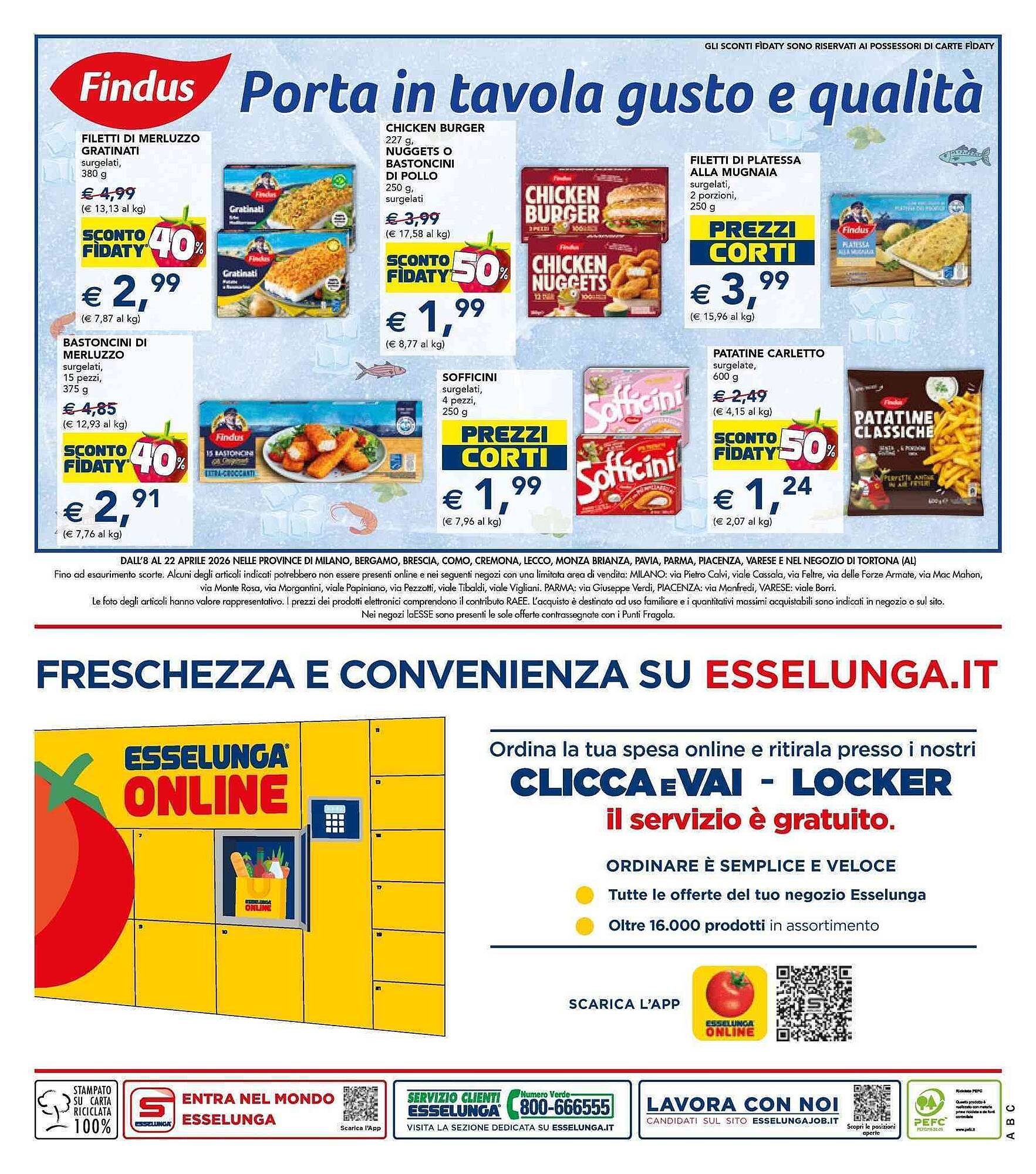 Volantino Esselunga (2026-04-08 - 2026-04-22)