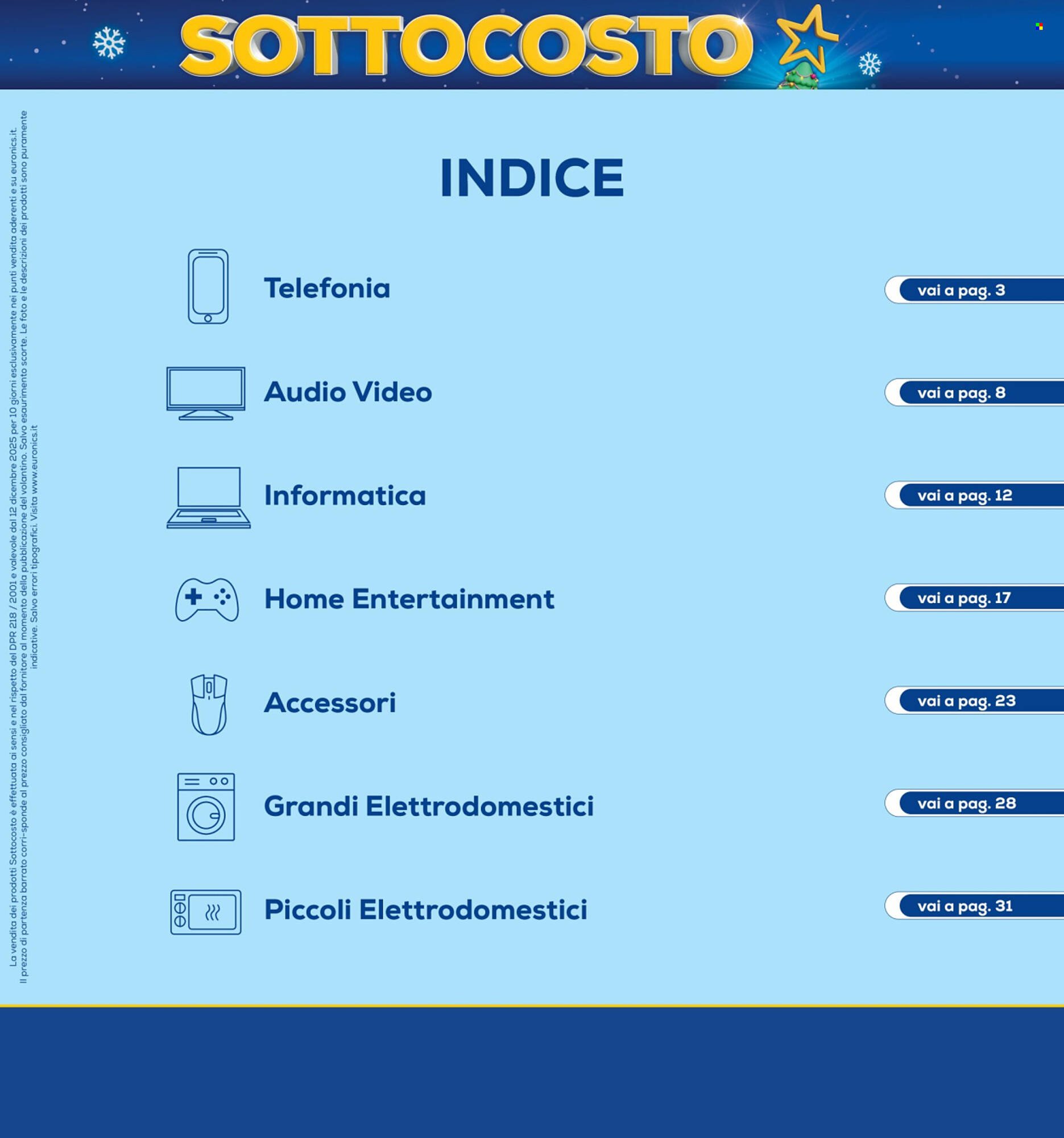 Volantino Euronics (2025-12-12 - 2025-12-24)