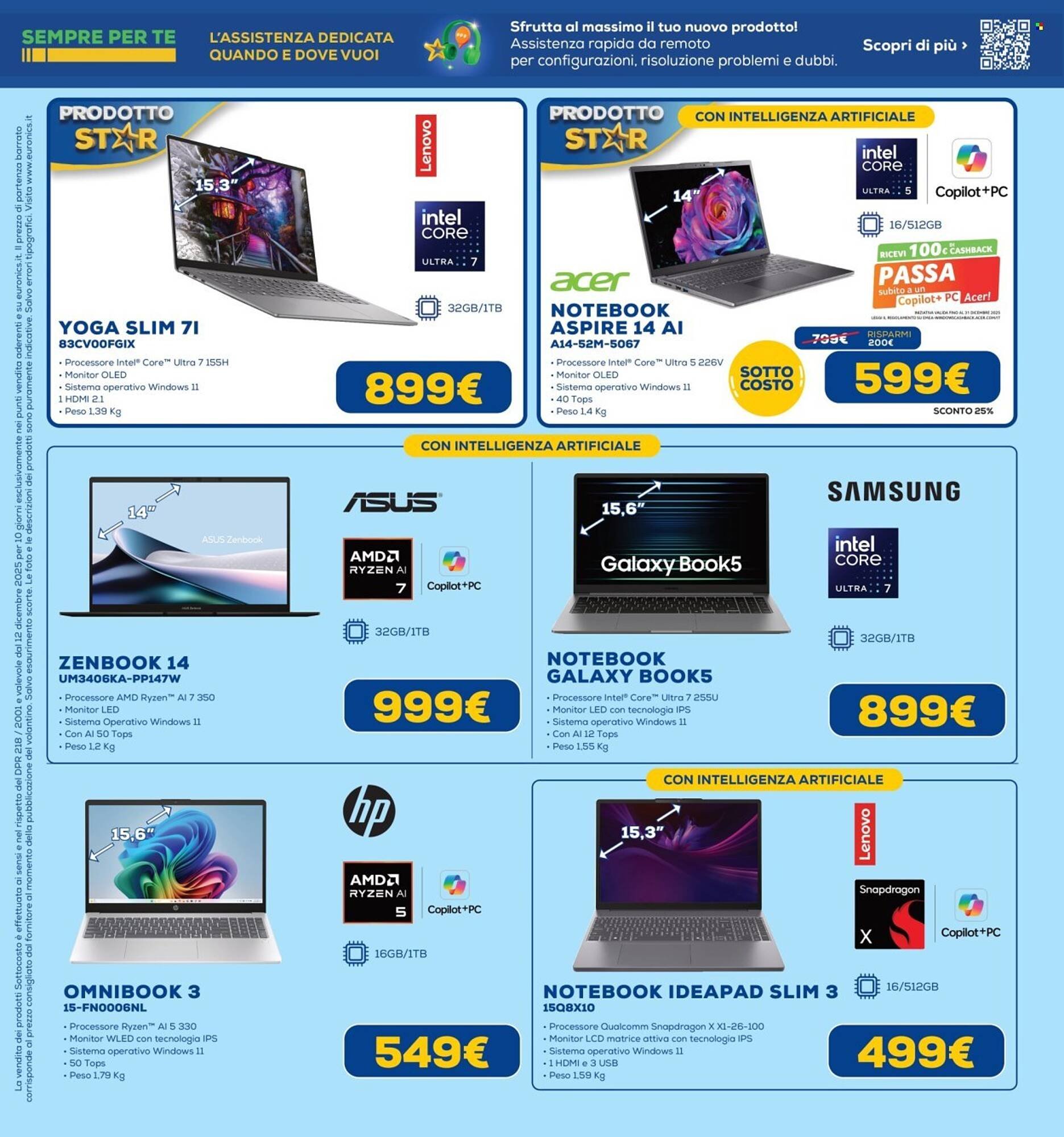 Volantino Euronics (2025-12-12 - 2025-12-24)