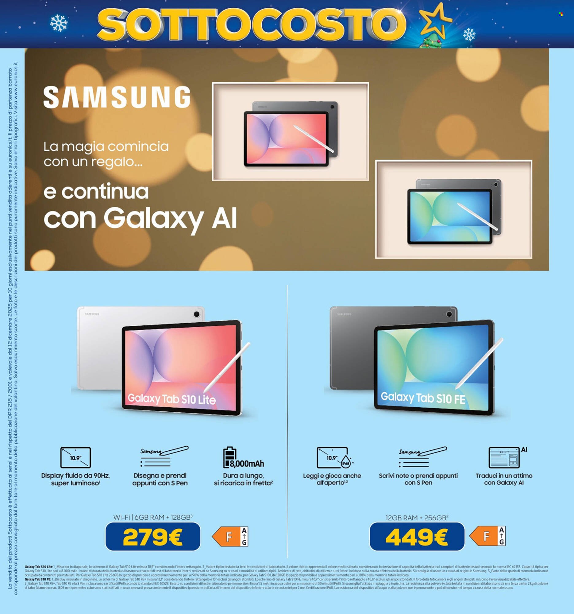 Volantino Euronics (2025-12-12 - 2025-12-24)