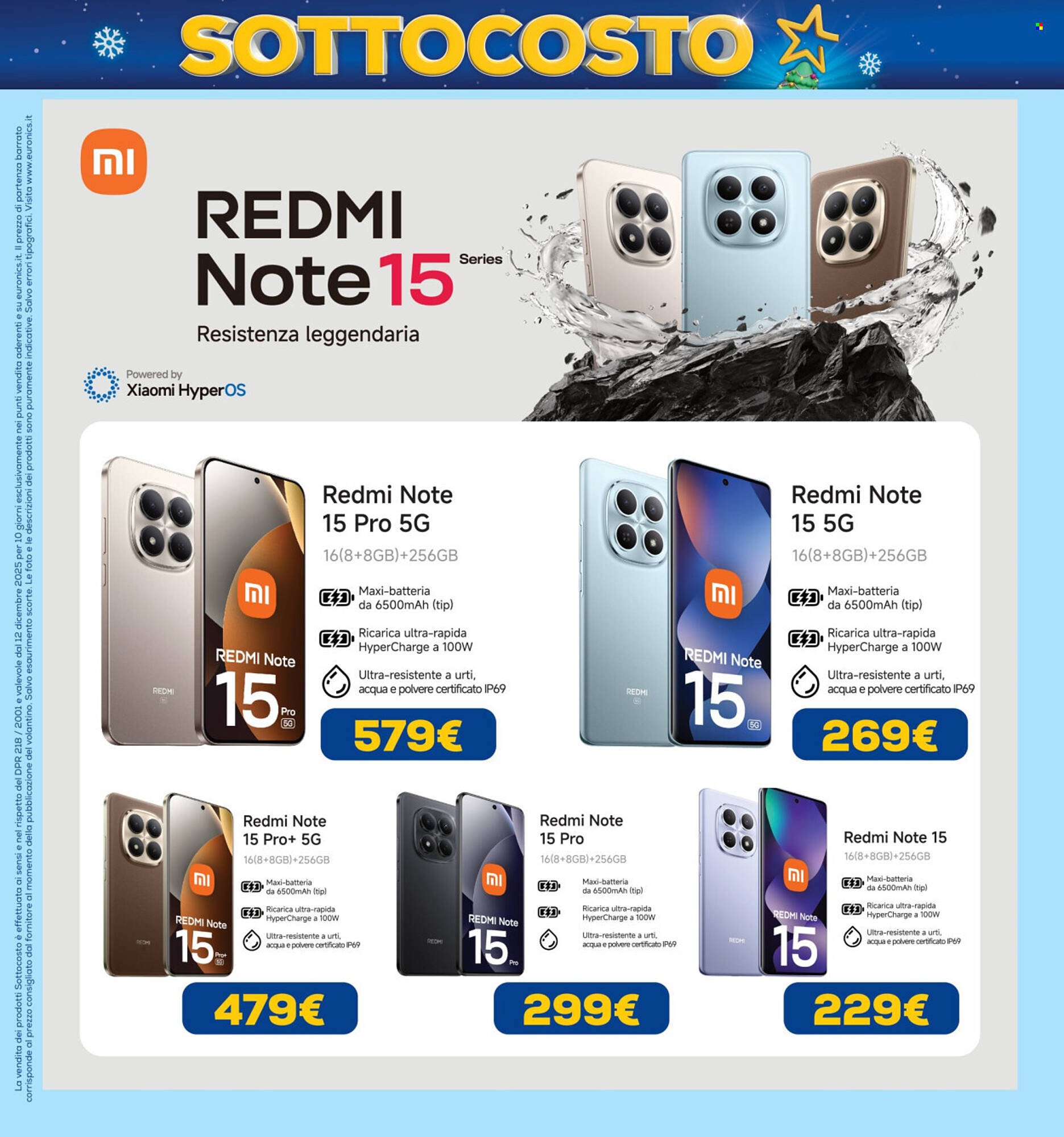 Volantino Euronics (2025-12-12 - 2025-12-24)