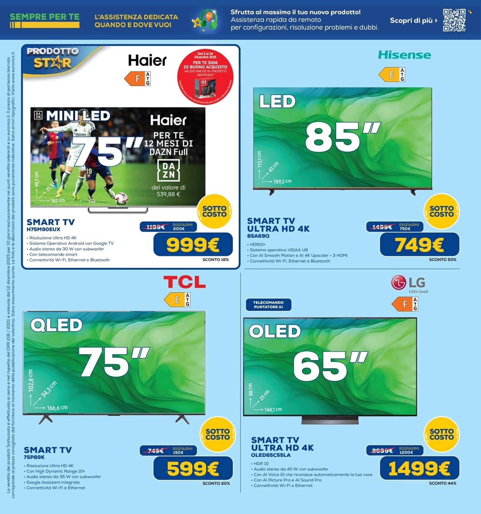 Volantino Euronics (2025-12-12 - 2025-12-24)