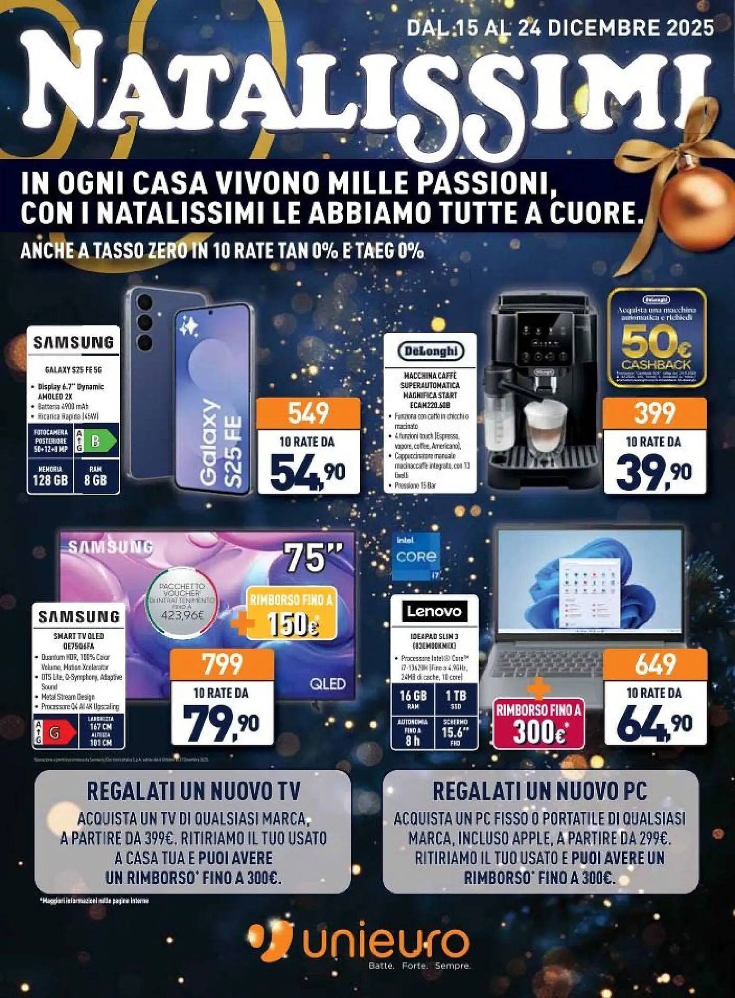Volantino Unieuro (2025-12-15 - 2025-12-24)