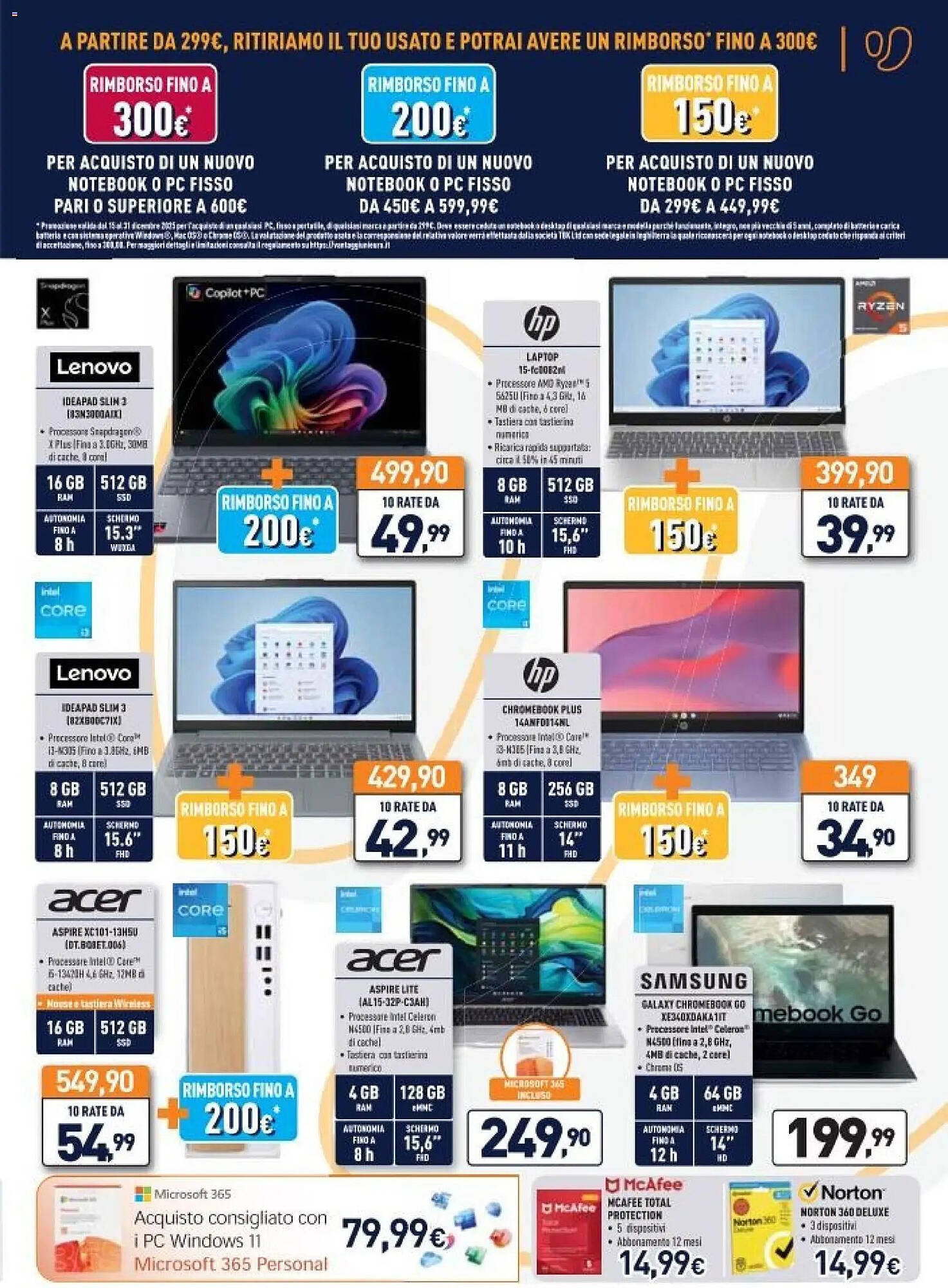 Volantino Unieuro (2025-12-15 - 2025-12-24)