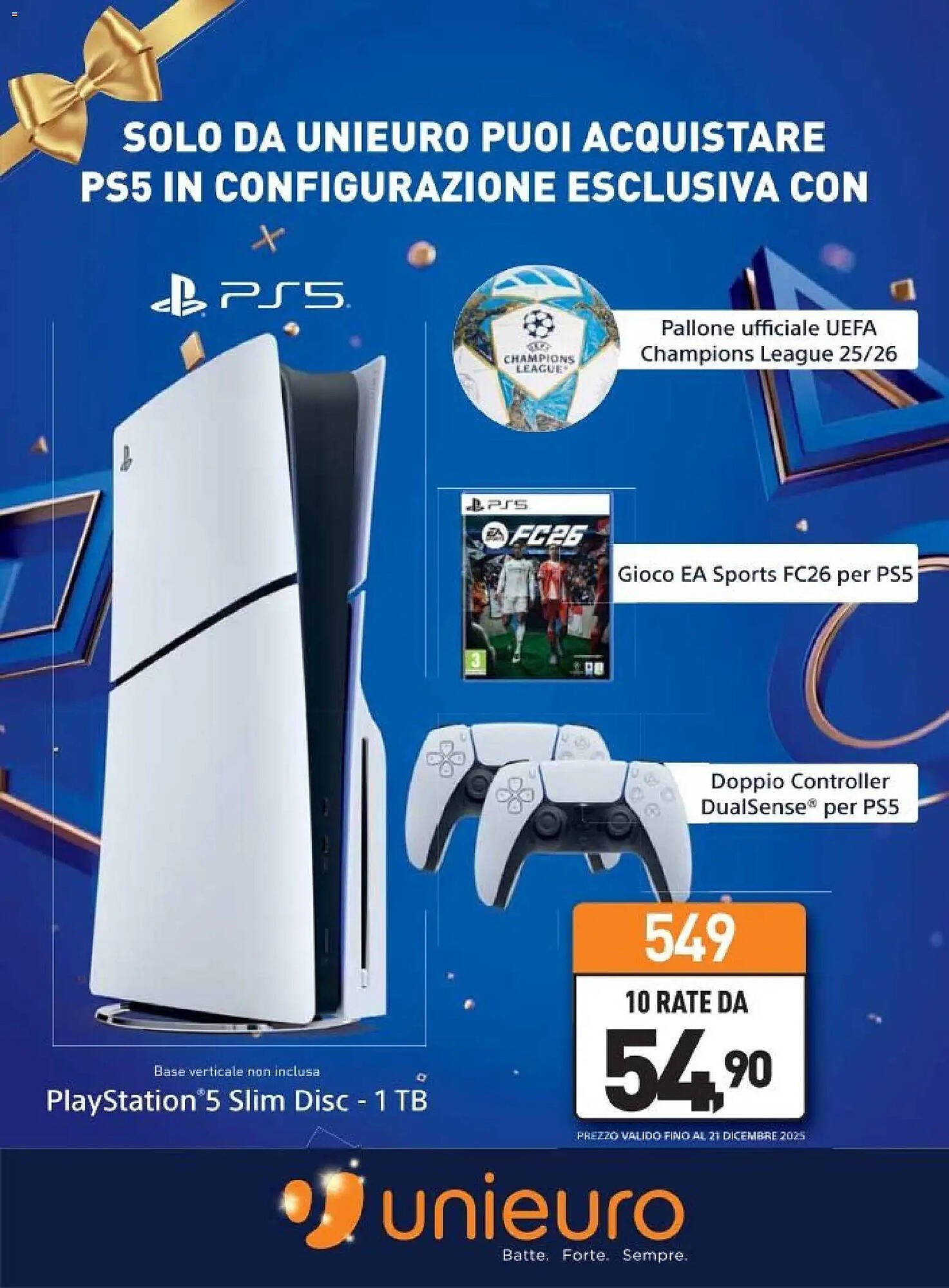 Volantino Unieuro (2025-12-15 - 2025-12-24)