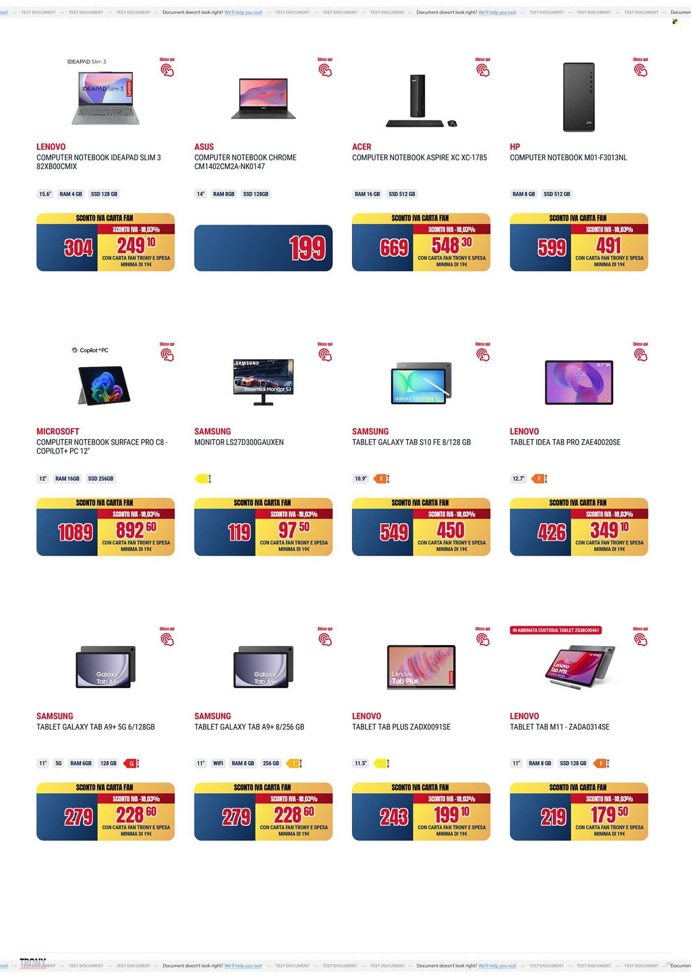 Volantino Trony (2025-10-02 - 2025-10-16)