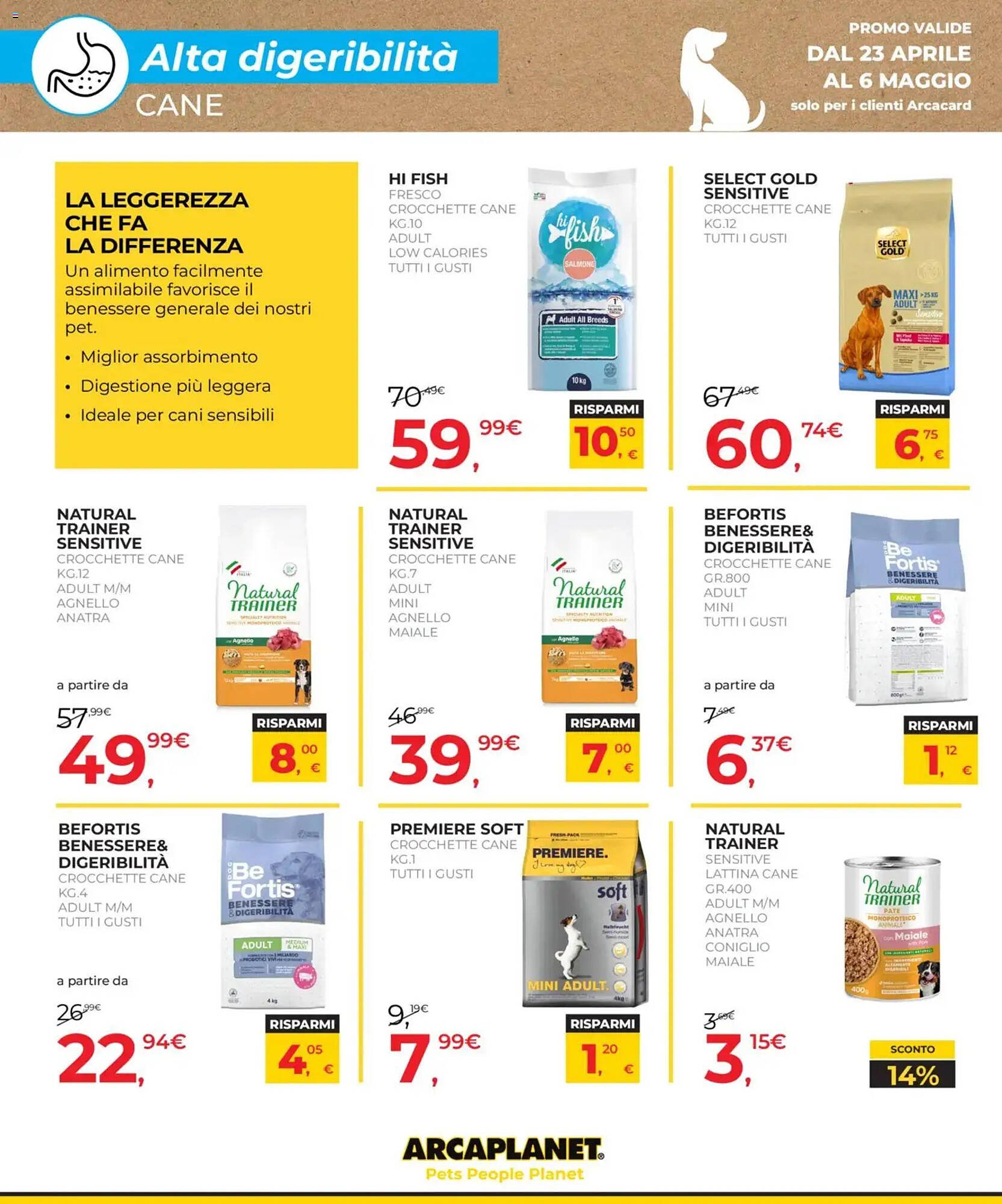 Volantino Arcaplanet (2026-04-23 - 2026-05-06)